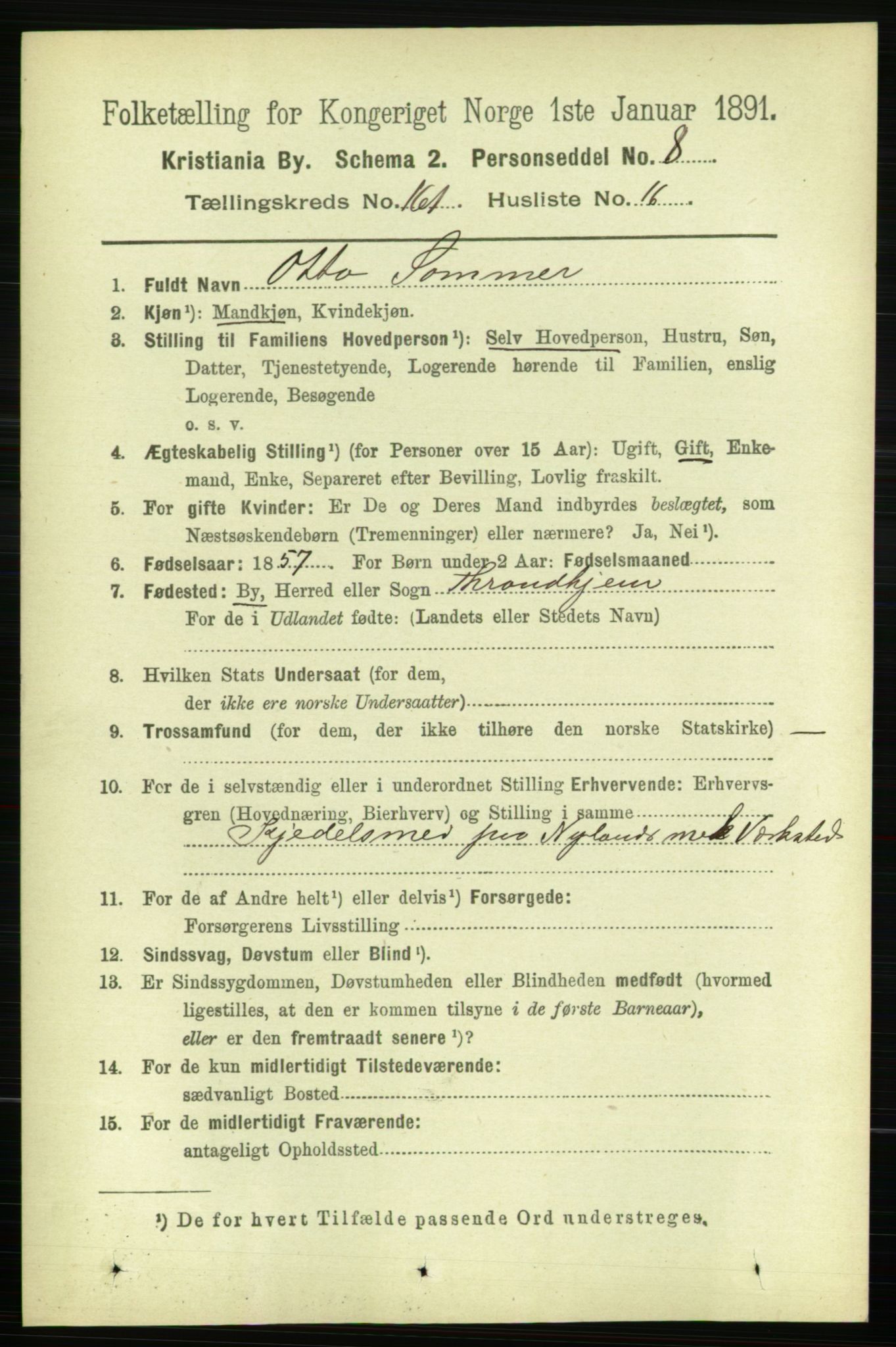 RA, 1891 census for 0301 Kristiania, 1891, p. 91860