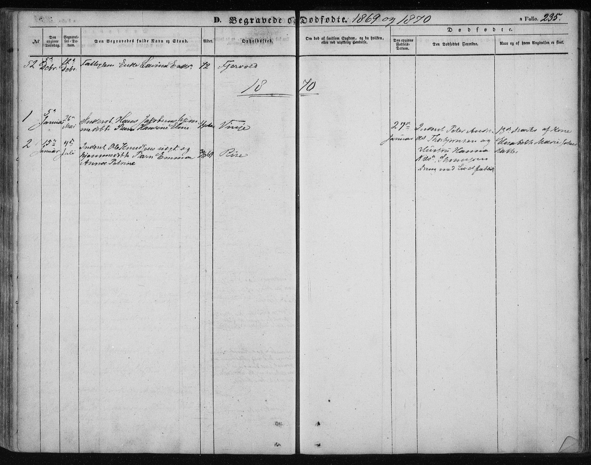 Ministerialprotokoller, klokkerbøker og fødselsregistre - Nordland, SAT/A-1459/891/L1300: Parish register (official) no. 891A05, 1856-1870, p. 235