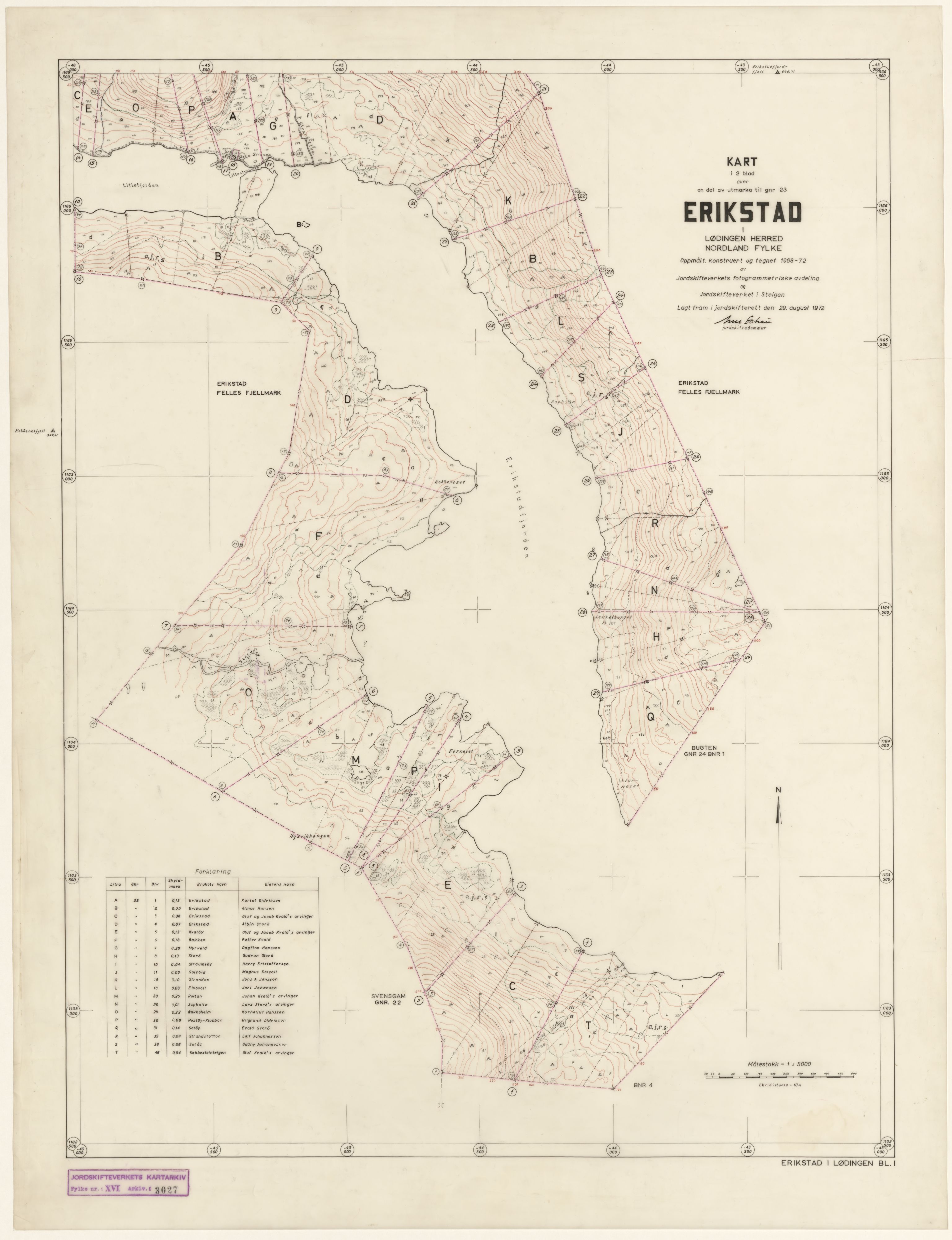 Jordskifteverkets kartarkiv, RA/S-3929/T, 1859-1988, p. 3952
