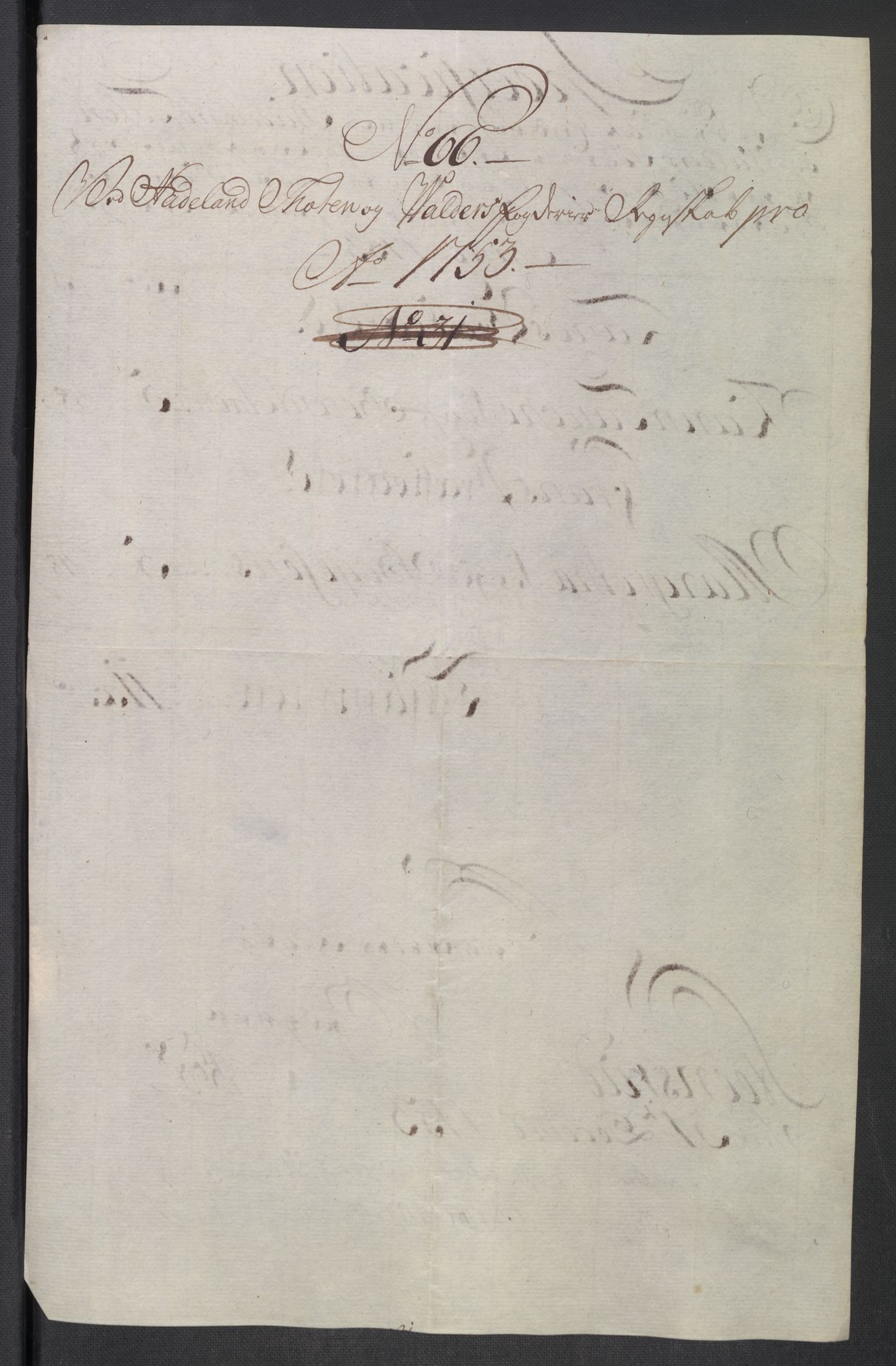 Rentekammeret inntil 1814, Reviderte regnskaper, Fogderegnskap, RA/EA-4092/R18/L1349: Fogderegnskap Hadeland, Toten og Valdres, 1752-1753, p. 616