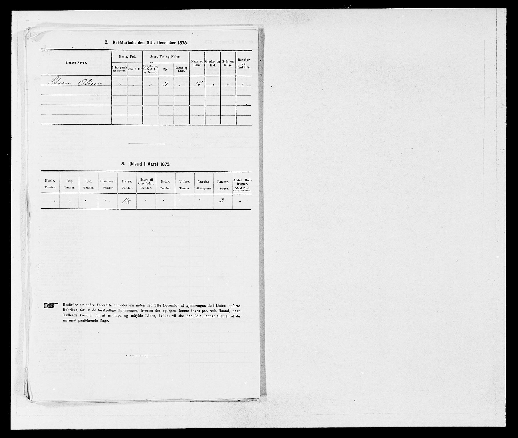 SAB, 1875 census for 1216P Sveio, 1875, p. 286