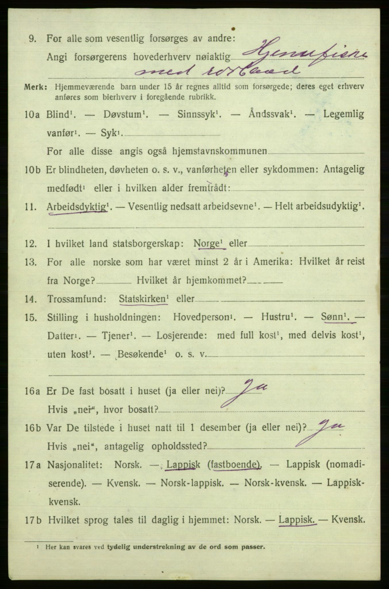 SATØ, 1920 census for Måsøy, 1920, p. 2909