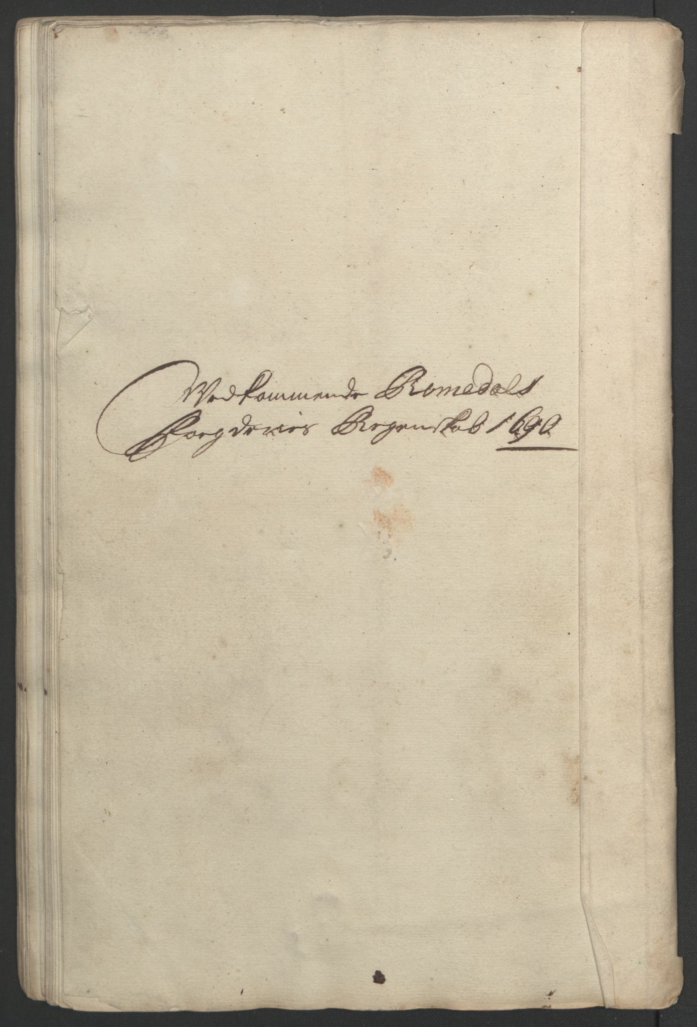 Rentekammeret inntil 1814, Reviderte regnskaper, Fogderegnskap, RA/EA-4092/R55/L3649: Fogderegnskap Romsdal, 1690-1691, p. 58