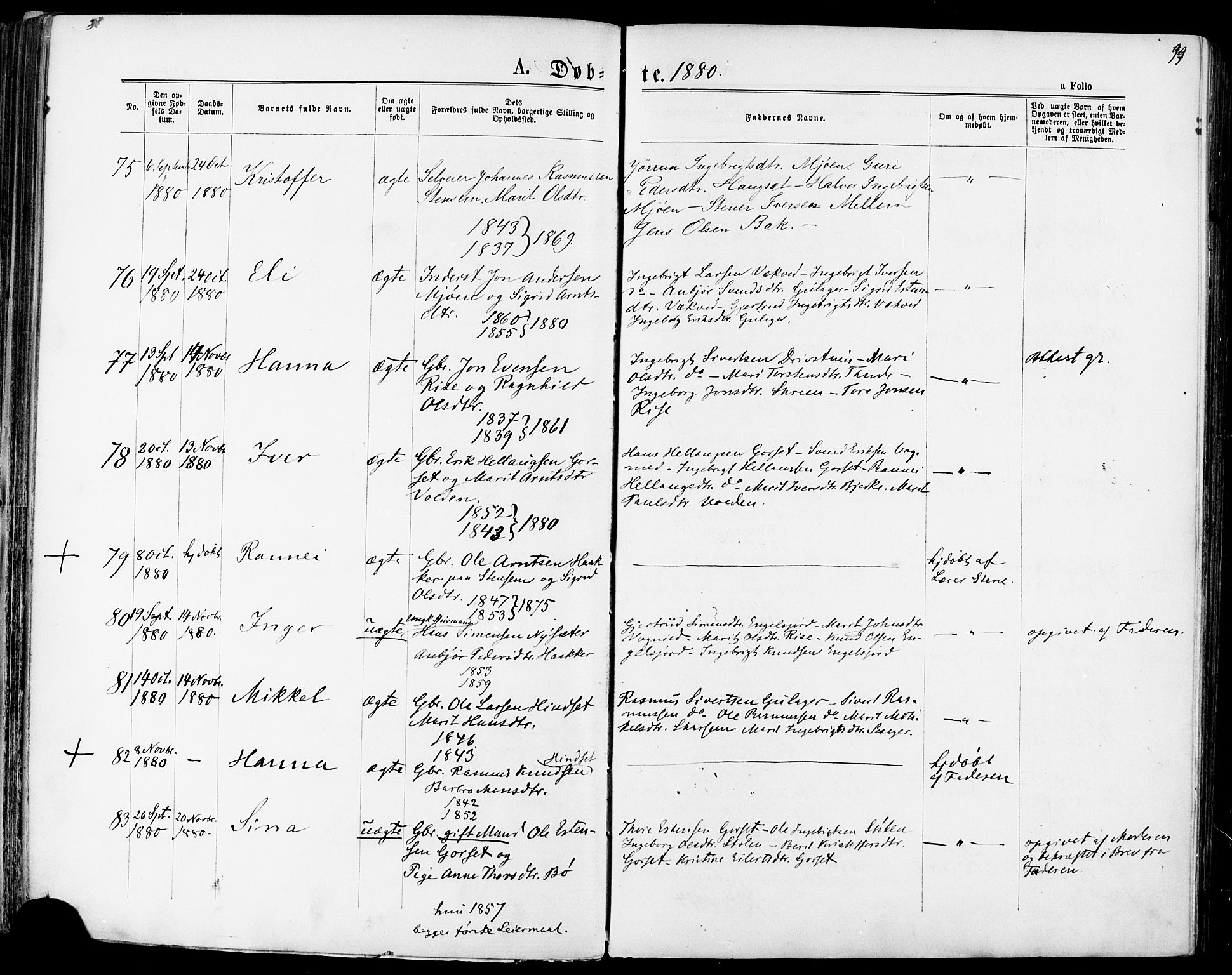 Ministerialprotokoller, klokkerbøker og fødselsregistre - Sør-Trøndelag, AV/SAT-A-1456/678/L0900: Parish register (official) no. 678A09, 1872-1881, p. 99