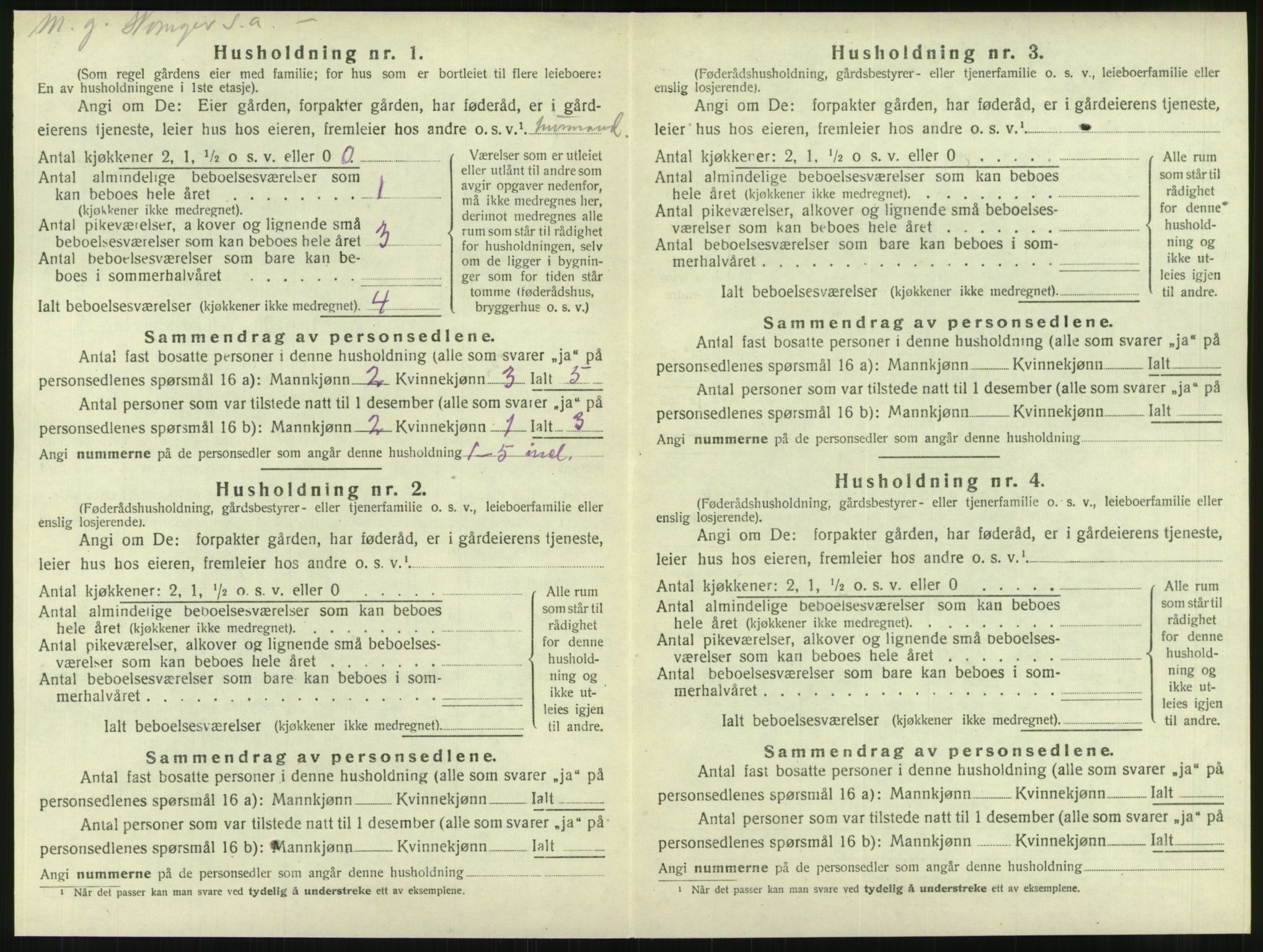 SAT, 1920 census for Hemnes, 1920, p. 603