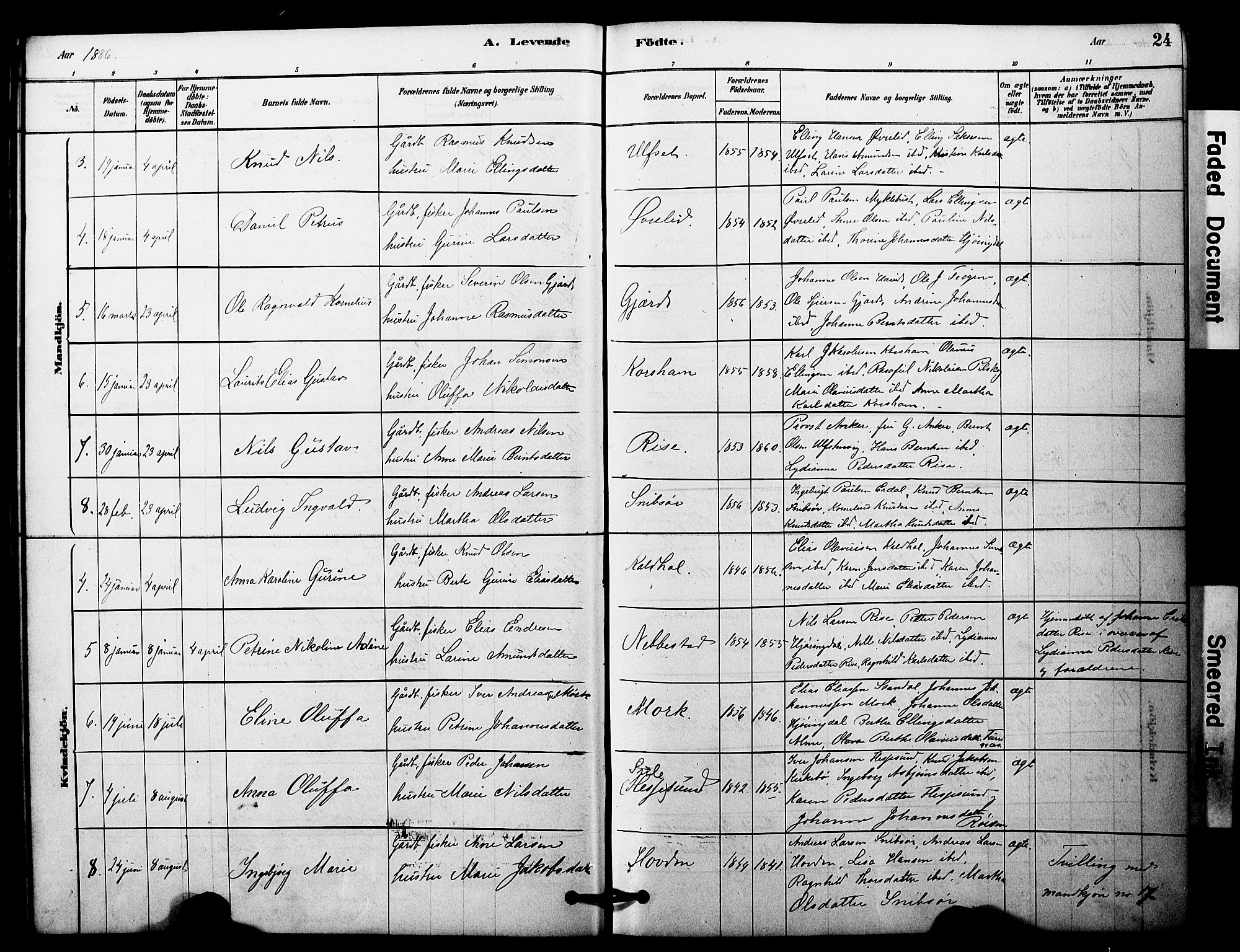 Ministerialprotokoller, klokkerbøker og fødselsregistre - Møre og Romsdal, AV/SAT-A-1454/510/L0122: Parish register (official) no. 510A02, 1878-1897, p. 24