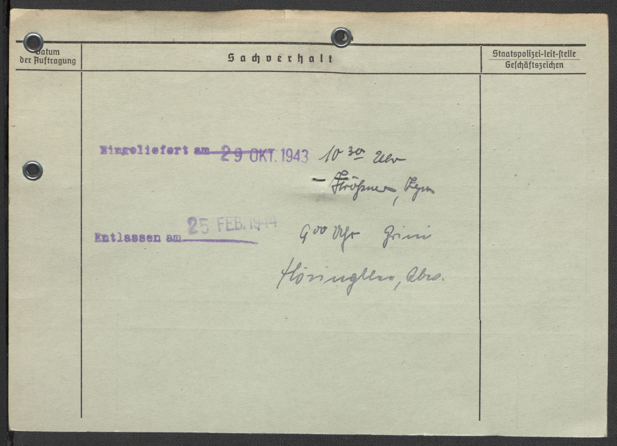 Befehlshaber der Sicherheitspolizei und des SD, AV/RA-RAFA-5969/E/Ea/Eaa/L0002: Register over norske fanger i Møllergata 19: Bj-Eng, 1940-1945, p. 538