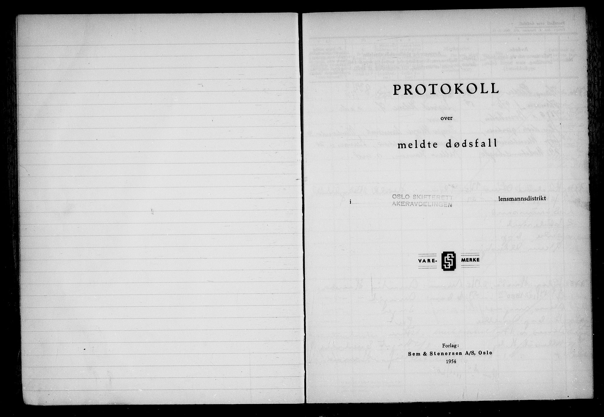 Oslo skifterett, AV/SAO-A-10383/G/Ga/Gad/L0021: Dødsfallsprotokoll - avd. III, 1959, p. 1