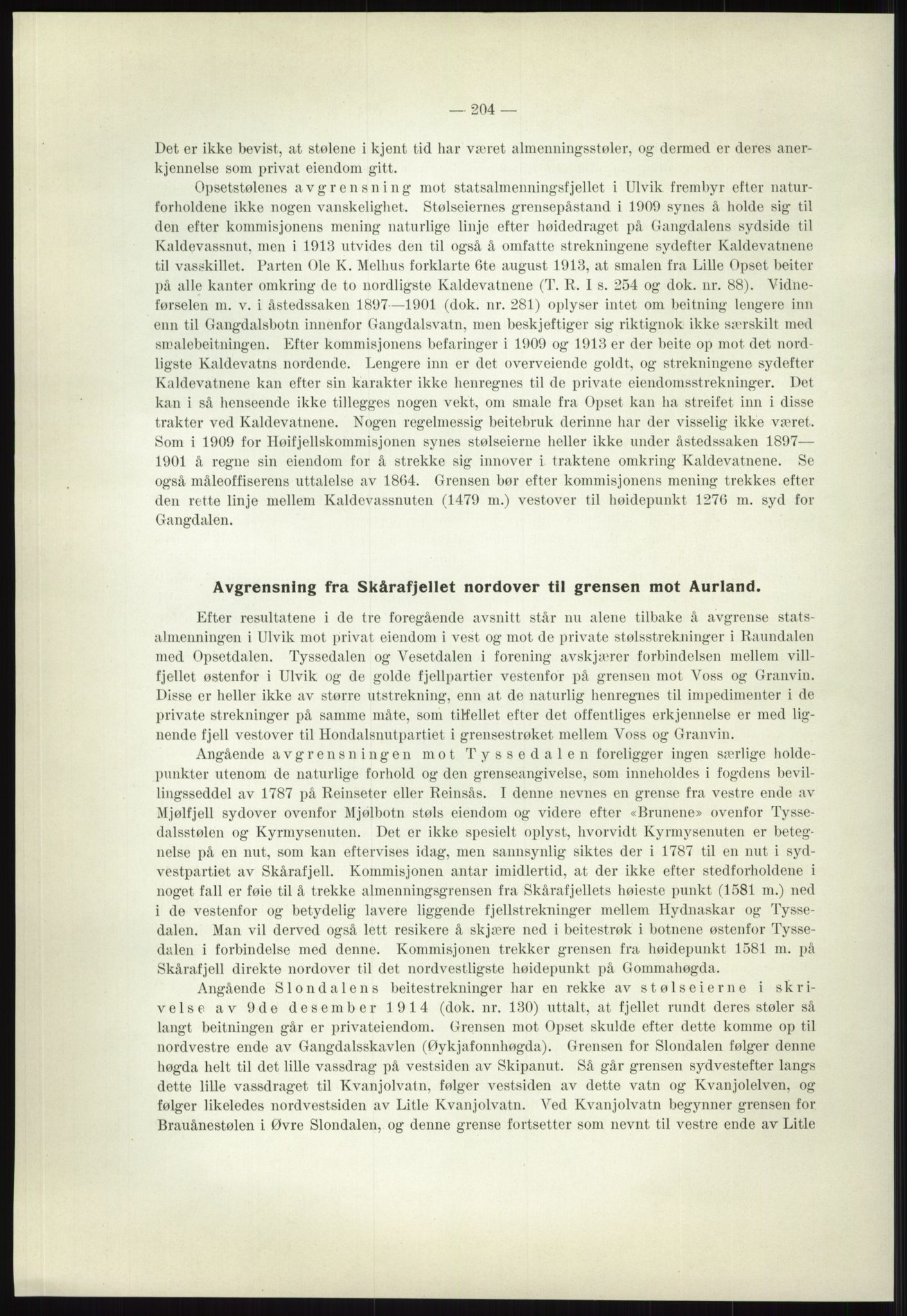 Høyfjellskommisjonen, AV/RA-S-1546/X/Xa/L0001: Nr. 1-33, 1909-1953, p. 810