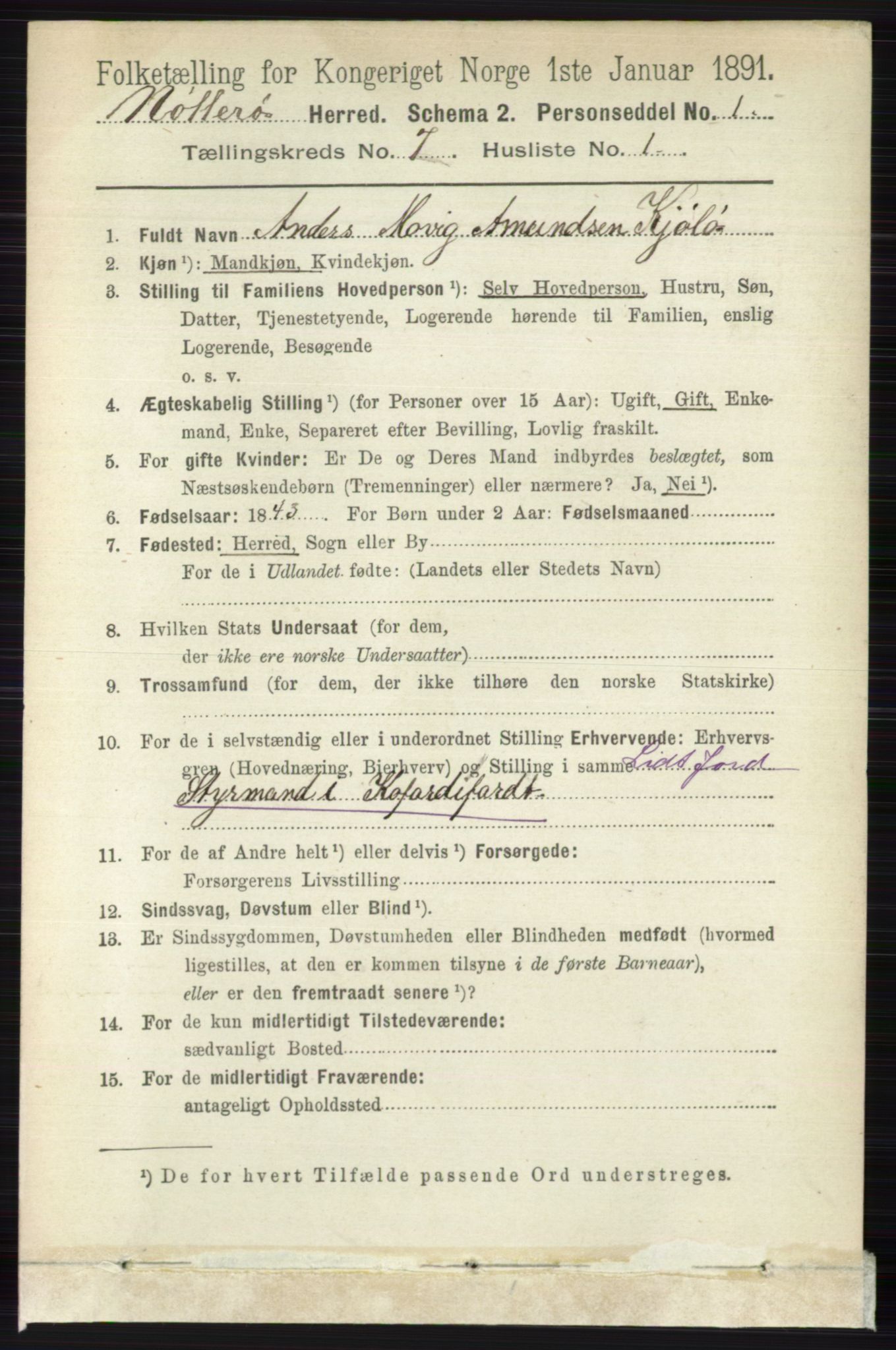 RA, 1891 census for 0722 Nøtterøy, 1891, p. 3472