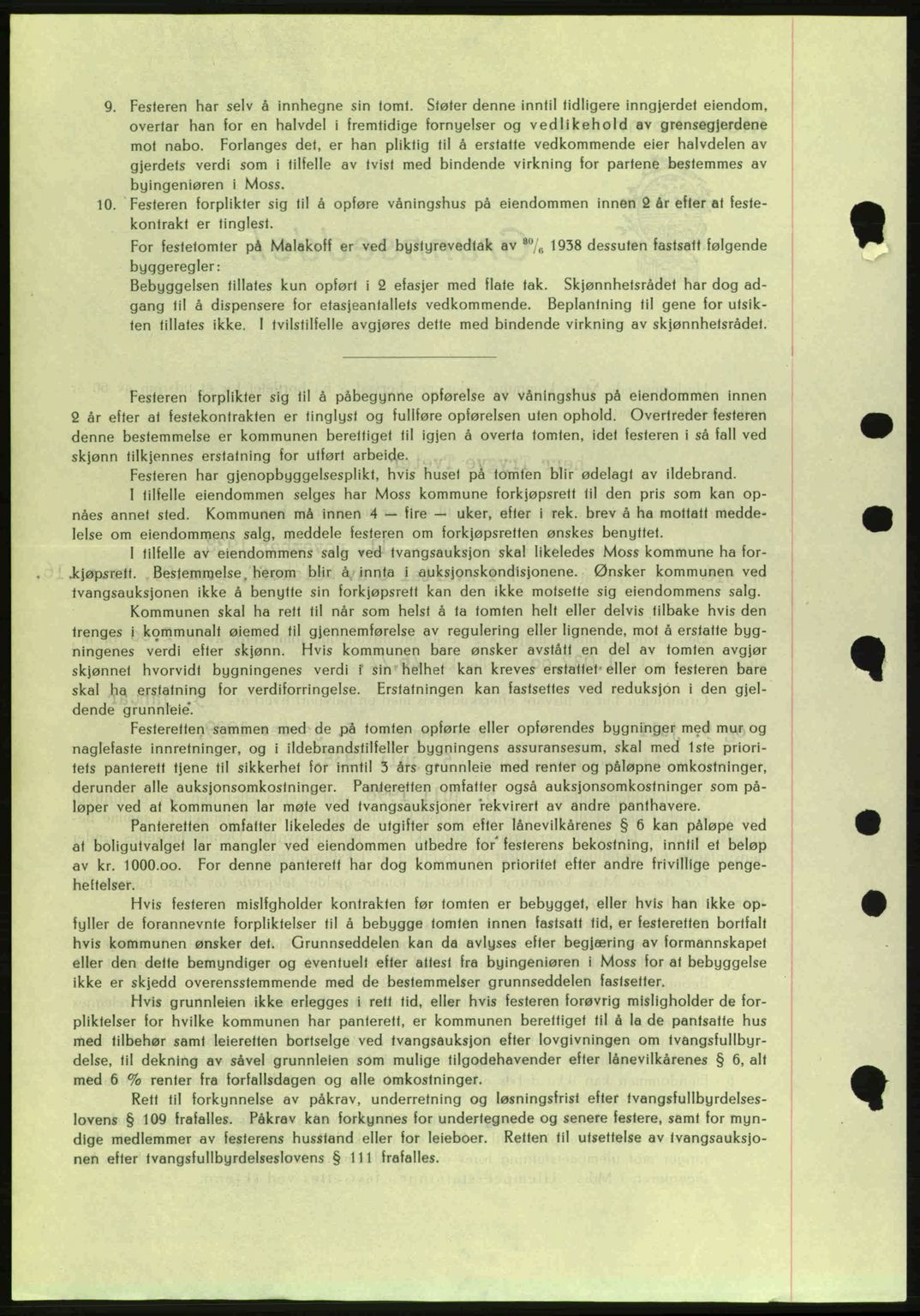 Moss sorenskriveri, SAO/A-10168: Mortgage book no. A5, 1938-1939, Diary no: : 2875/1938