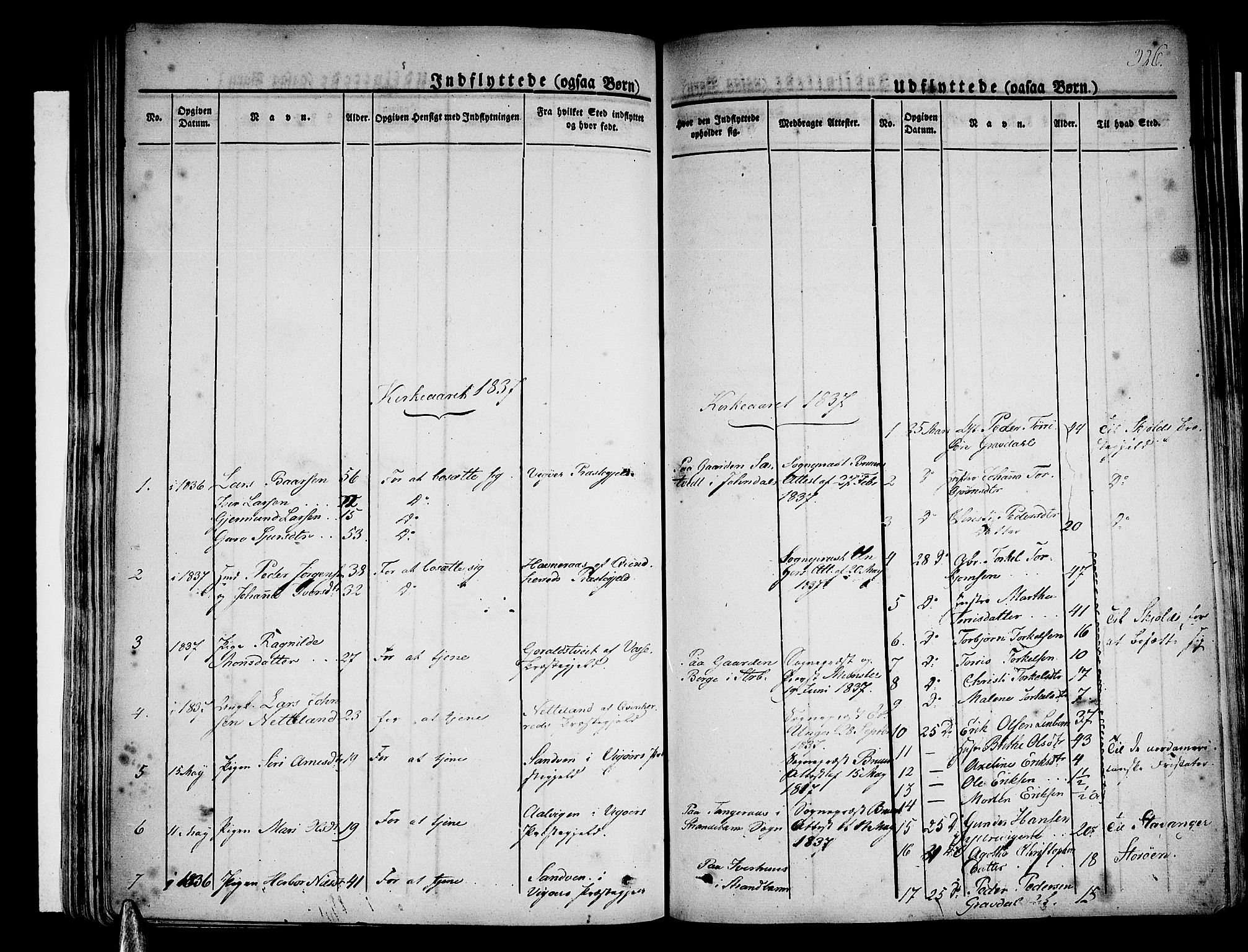 Strandebarm sokneprestembete, AV/SAB-A-78401/H/Haa: Parish register (official) no. A 6, 1826-1843, p. 326