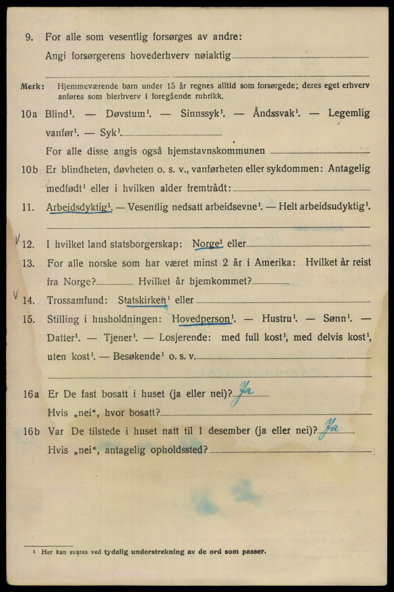 SAO, 1920 census for Kristiania, 1920, p. 218066