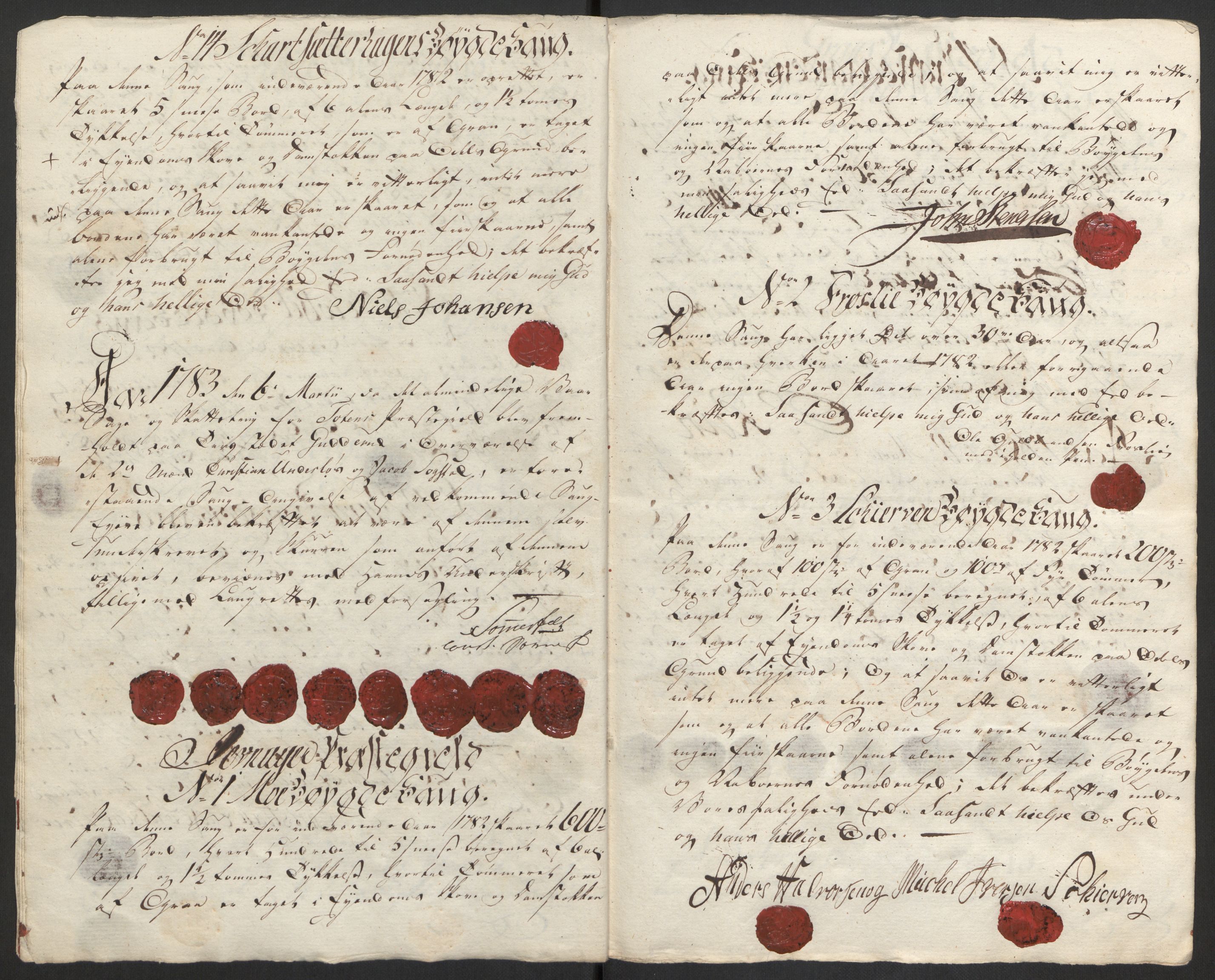 Rentekammeret inntil 1814, Reviderte regnskaper, Fogderegnskap, AV/RA-EA-4092/R19/L1369: Fogderegnskap Toten, Hadeland og Vardal, 1782, p. 86