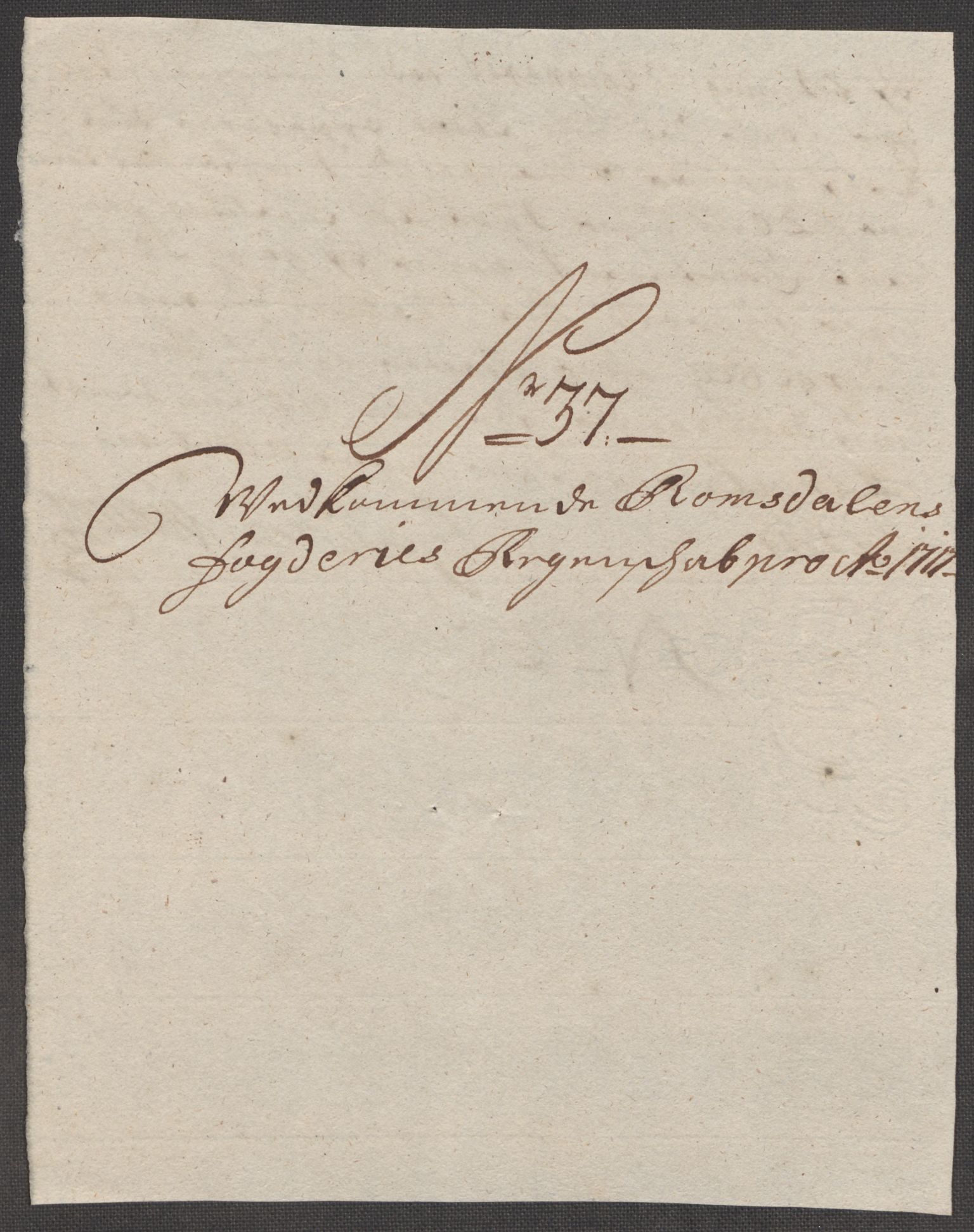 Rentekammeret inntil 1814, Reviderte regnskaper, Fogderegnskap, AV/RA-EA-4092/R55/L3664: Fogderegnskap Romsdal, 1717, p. 204