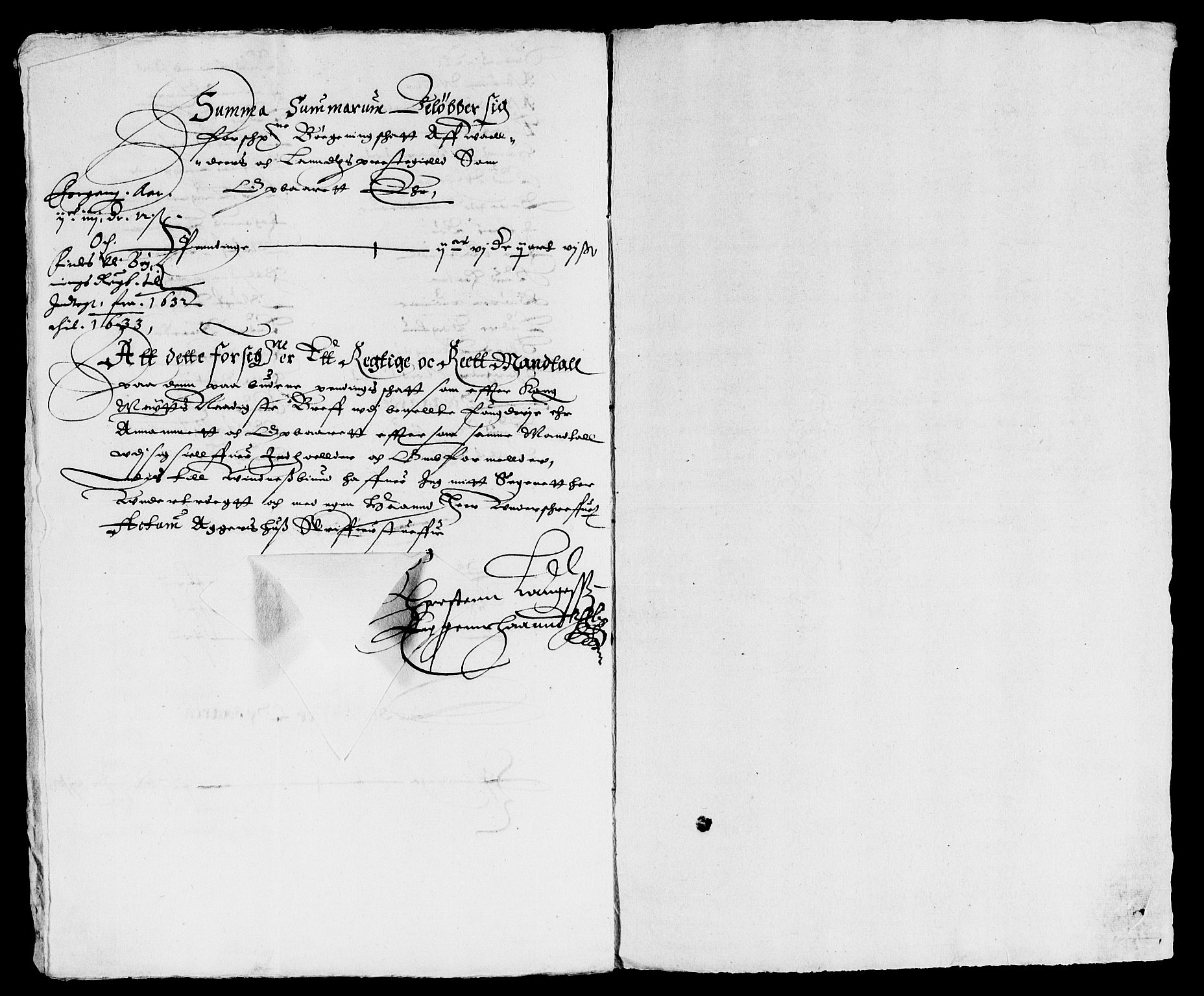 Rentekammeret inntil 1814, Reviderte regnskaper, Lensregnskaper, AV/RA-EA-5023/R/Rb/Rba/L0111: Akershus len, 1632-1633