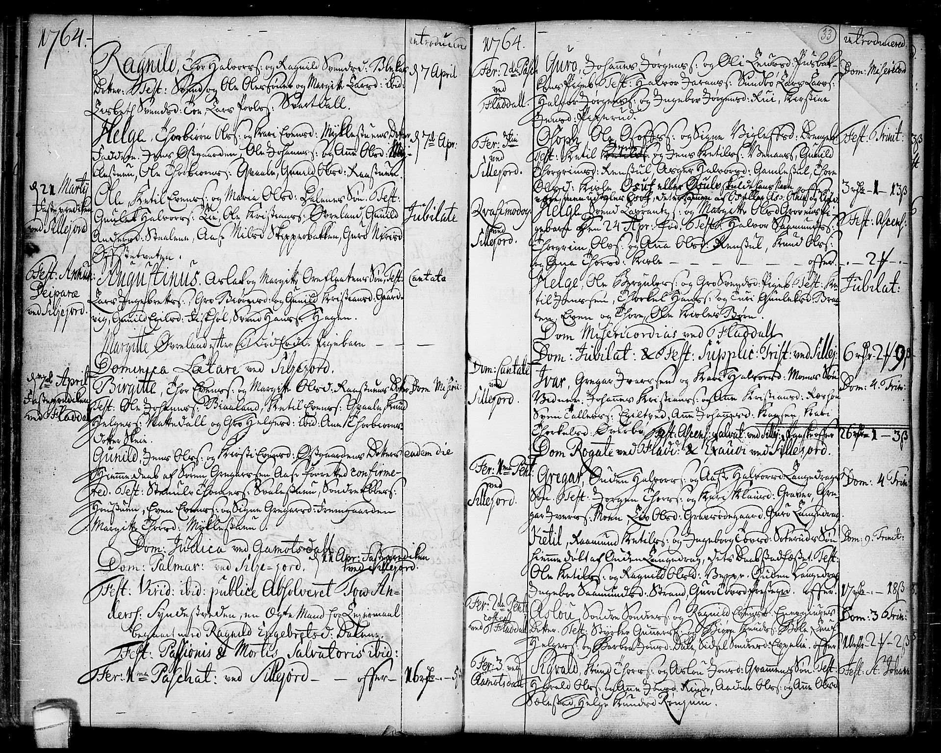 Seljord kirkebøker, AV/SAKO-A-20/F/Fa/L0007: Parish register (official) no. I 7, 1755-1800, p. 33