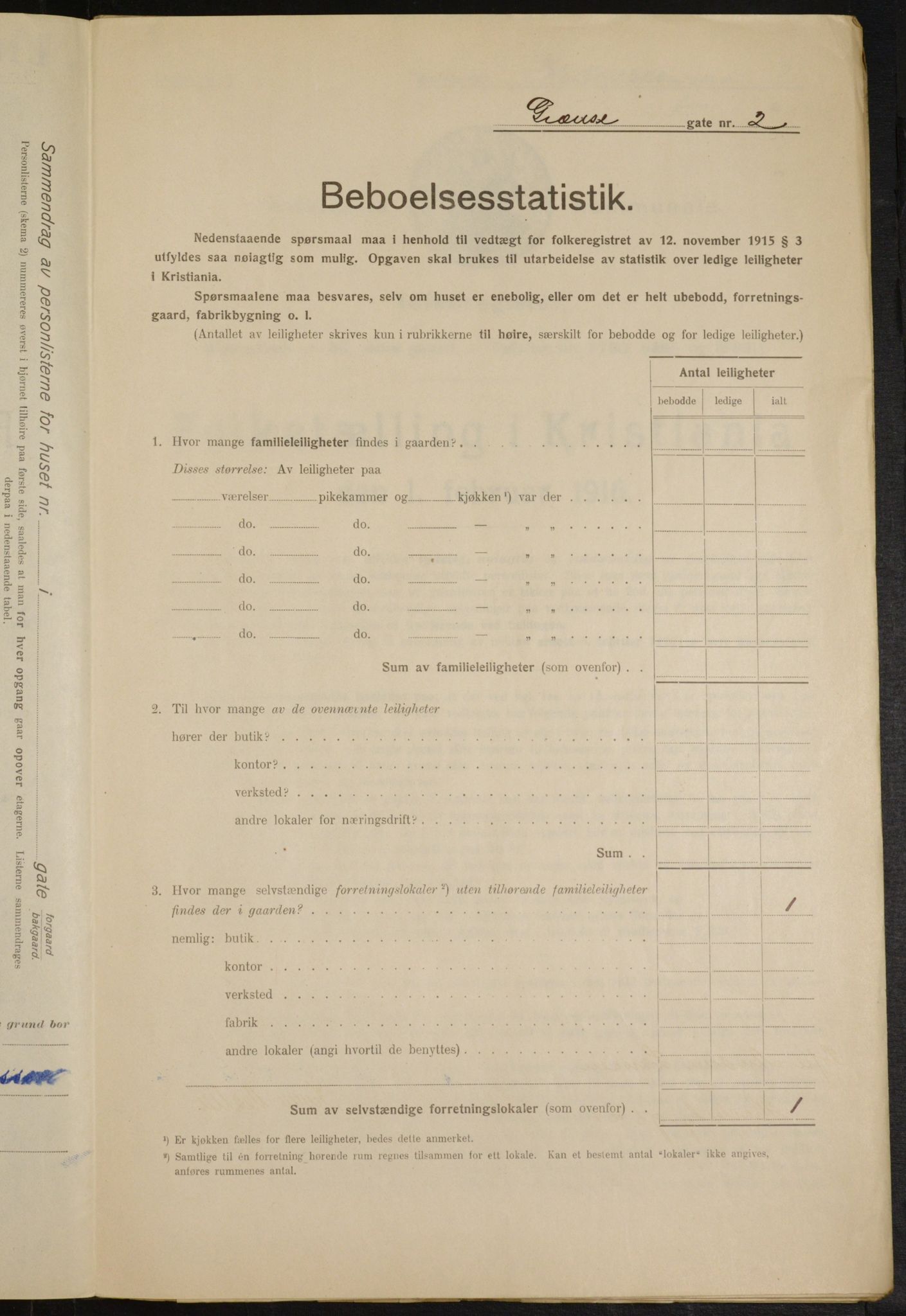 OBA, Municipal Census 1916 for Kristiania, 1916, p. 30281