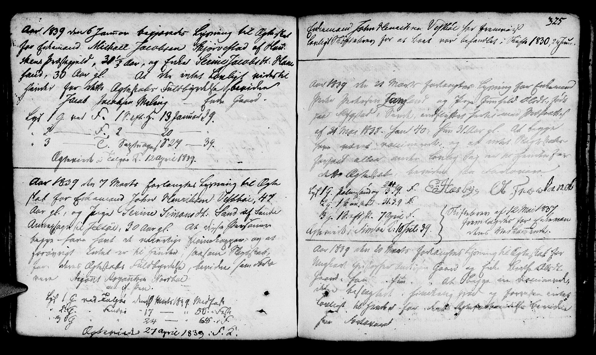 Finnøy sokneprestkontor, SAST/A-101825/H/Ha/Haa/L0005: Parish register (official) no. A 5, 1773-1816, p. 325