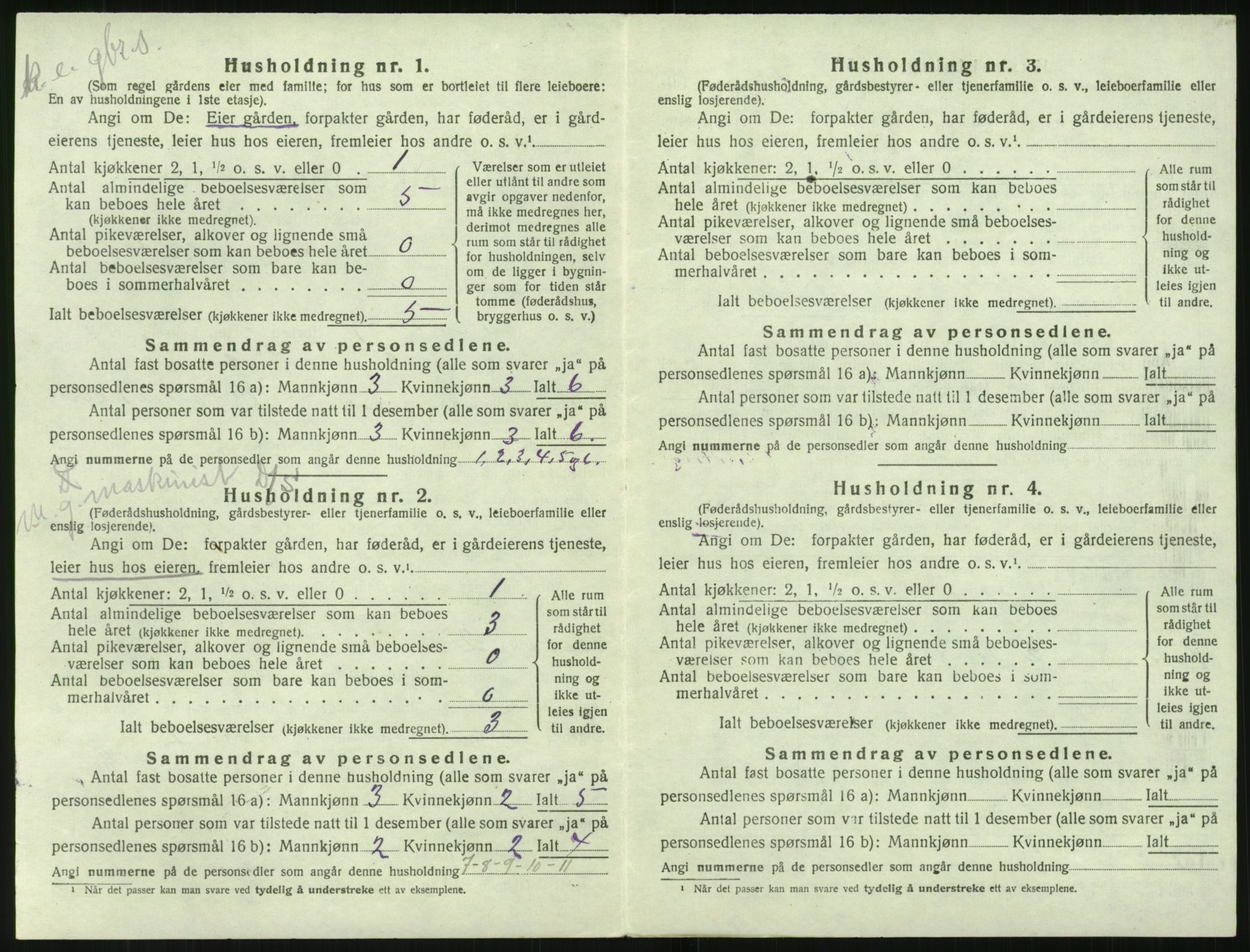 SAK, 1920 census for Tromøy, 1920, p. 320