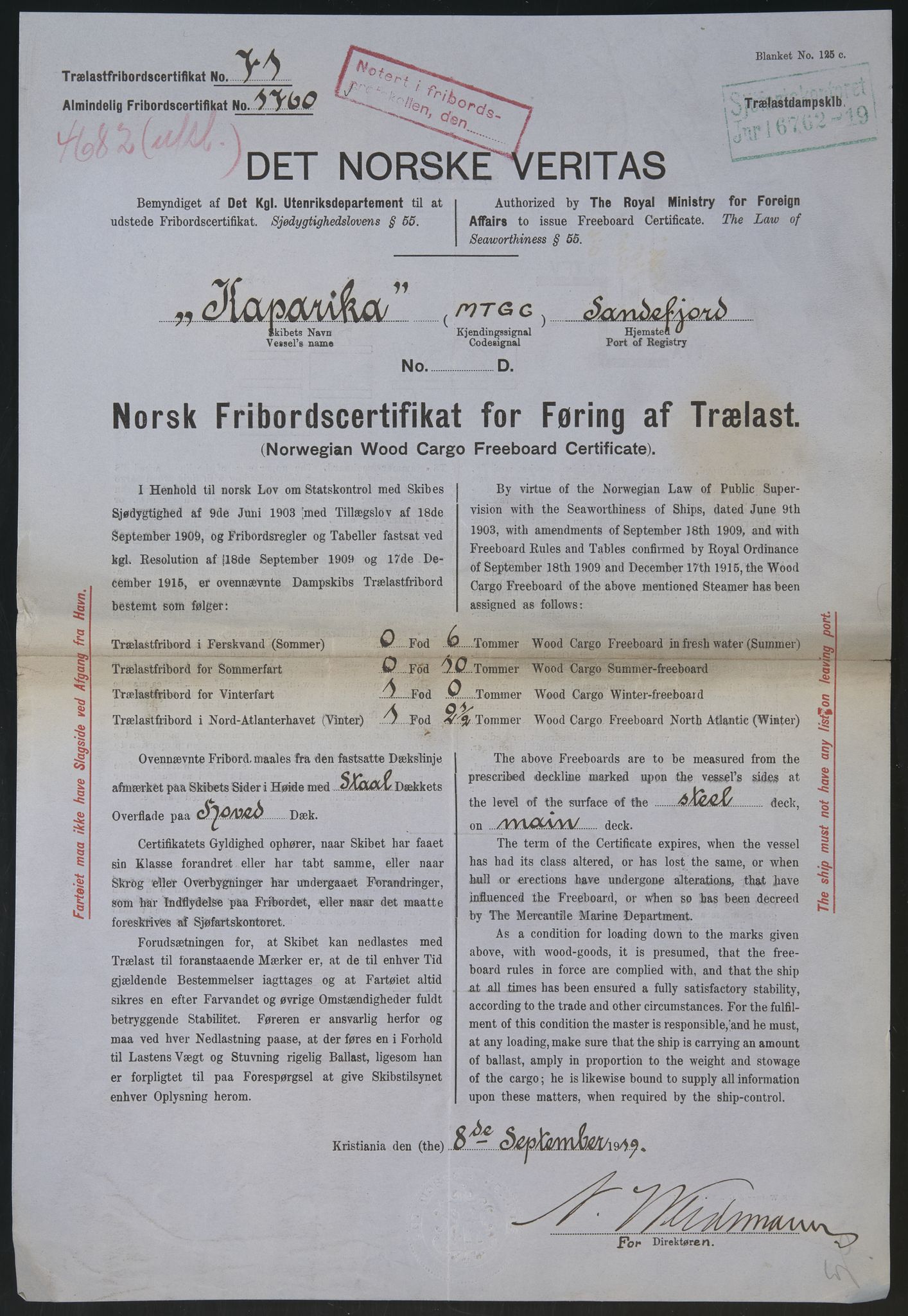 Sjøfartsdirektoratet med forløpere, skipsmapper slettede skip, RA/S-4998/F/Fa/L0586: --, 1894-1935, p. 288