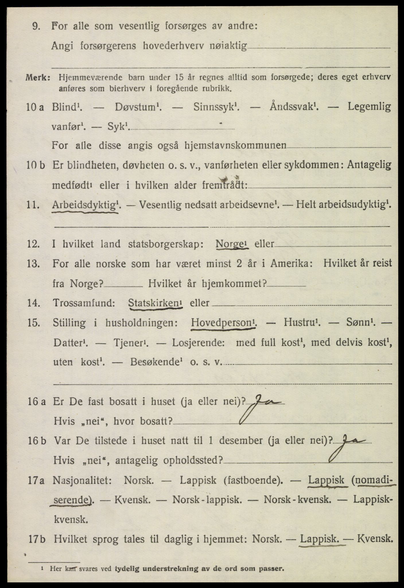 SAT, 1920 census for Bindal, 1920, p. 5560