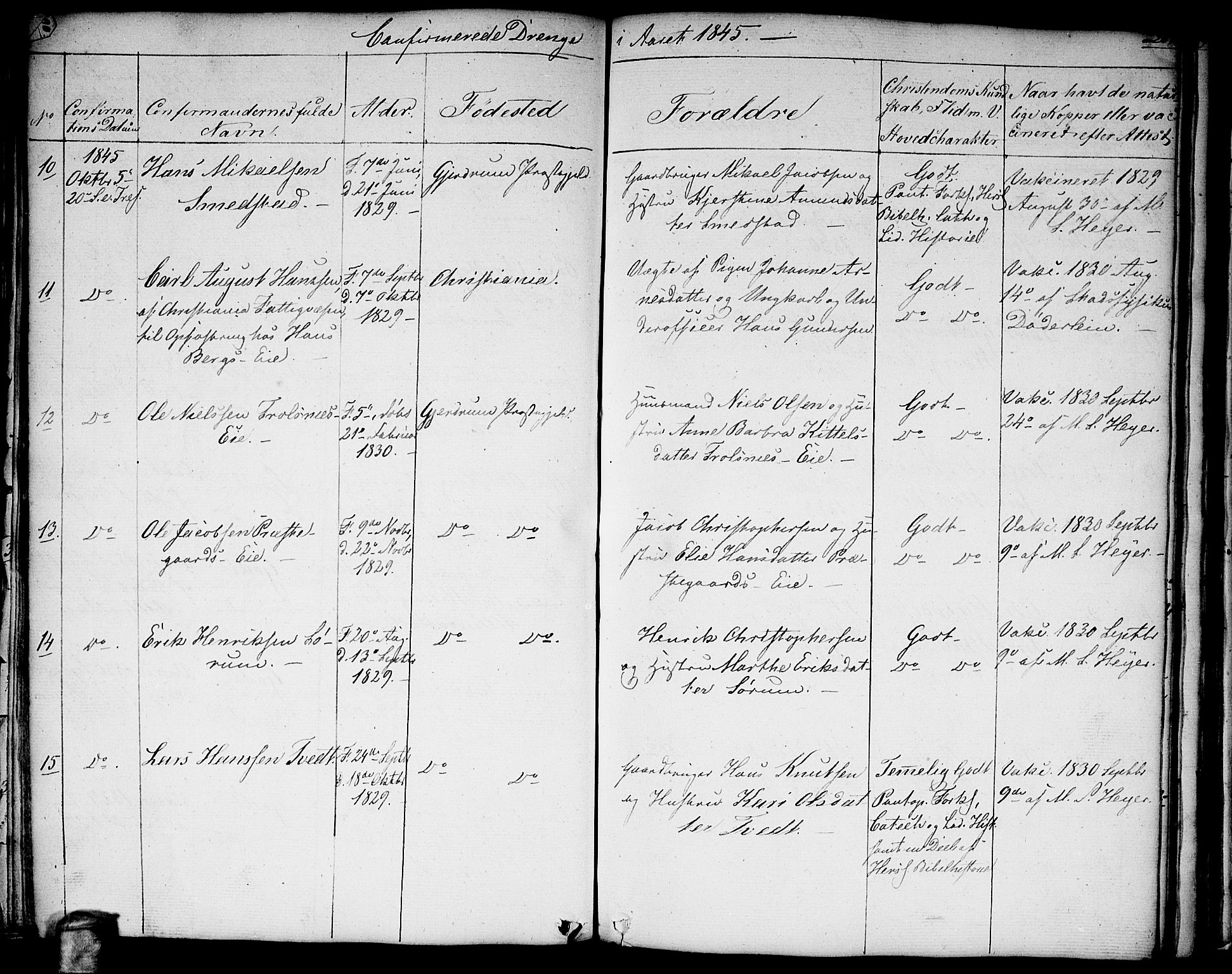 Gjerdrum prestekontor Kirkebøker, SAO/A-10412b/G/Ga/L0002: Parish register (copy) no. I 2, 1836-1850, p. 201