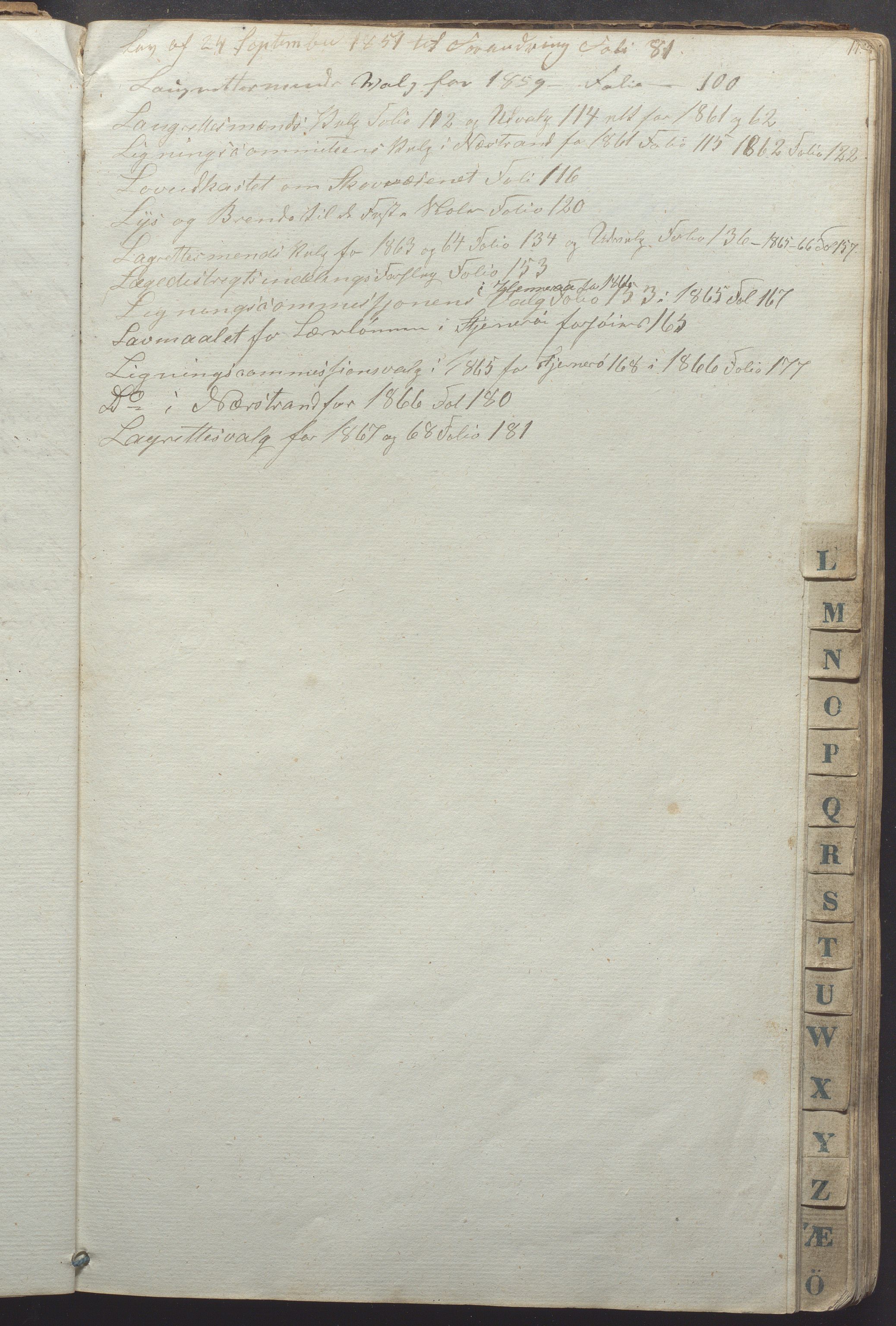 Nedstrand kommune - Formannskapet, IKAR/K-100244/A/Aa/L0001: Møtebok, 1837-1875, p. 11a