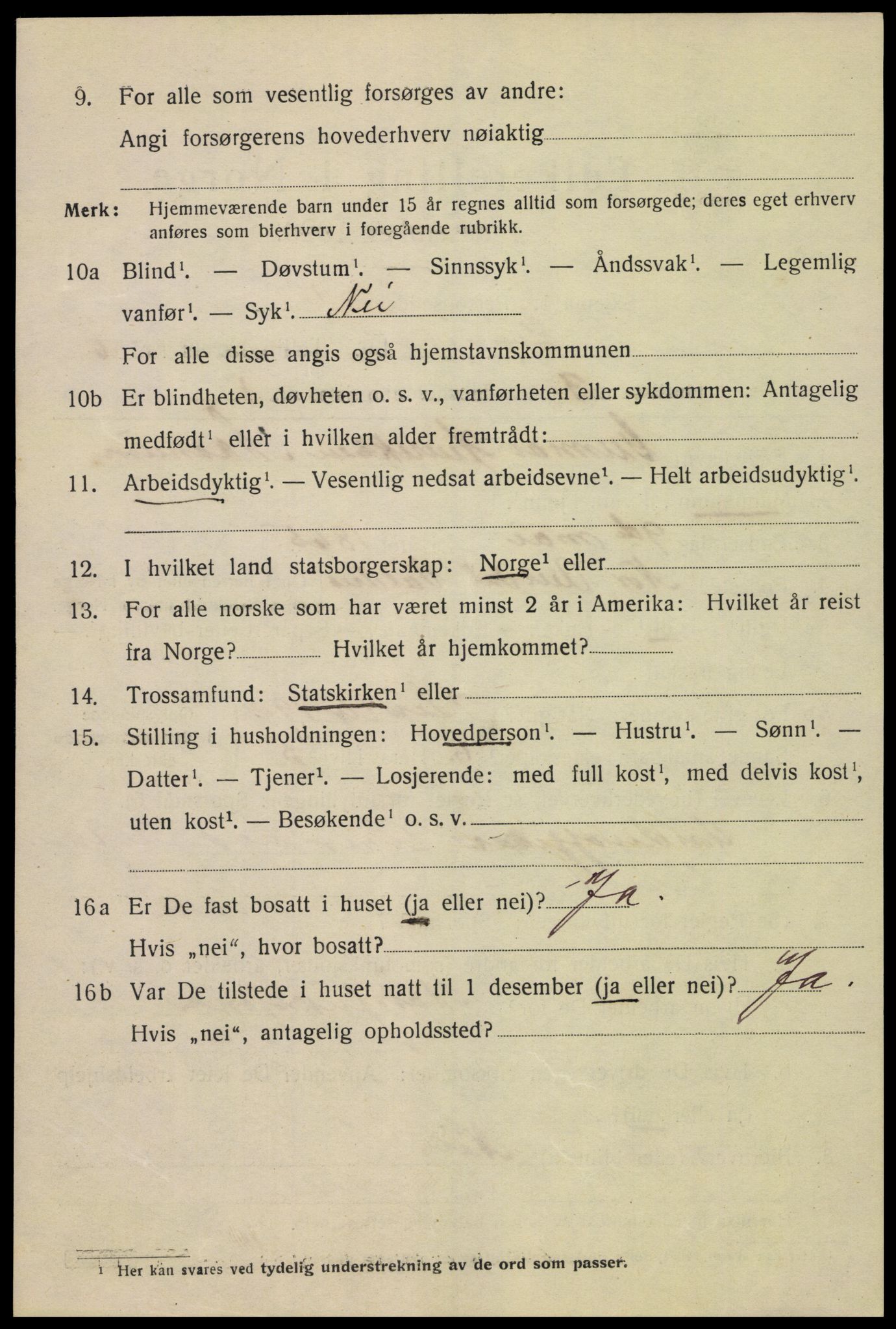 SAH, 1920 census for Gjøvik, 1920, p. 10501