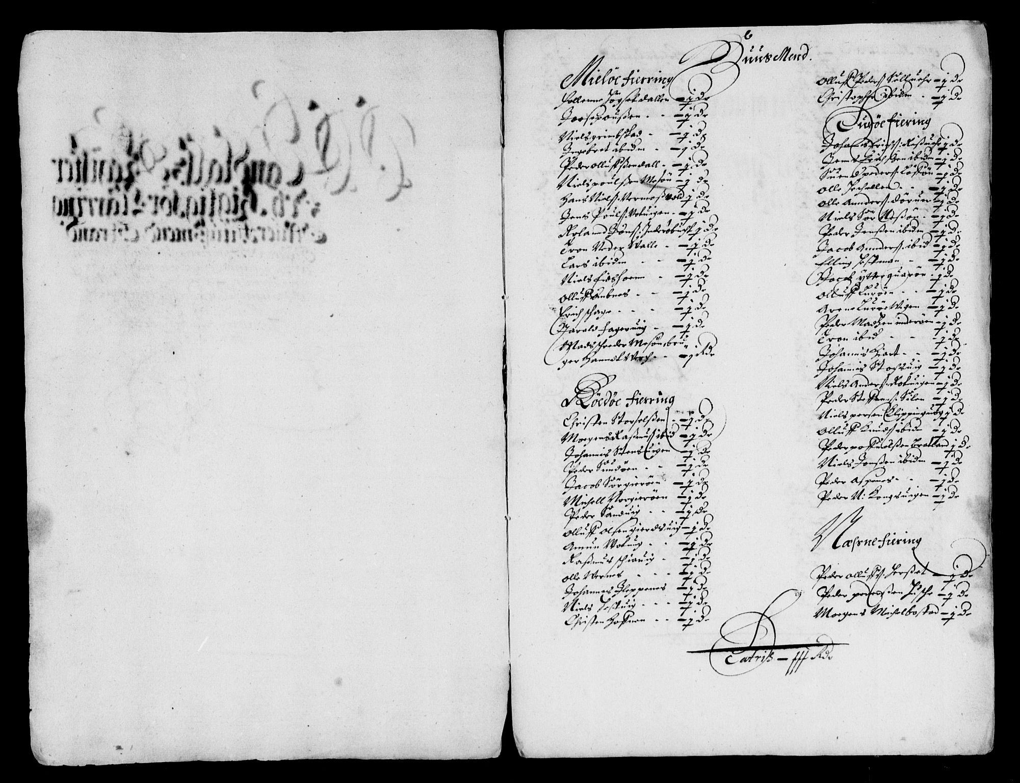 Rentekammeret inntil 1814, Reviderte regnskaper, Lensregnskaper, AV/RA-EA-5023/R/Rb/Rbz/L0041: Nordlandenes len, 1664-1667
