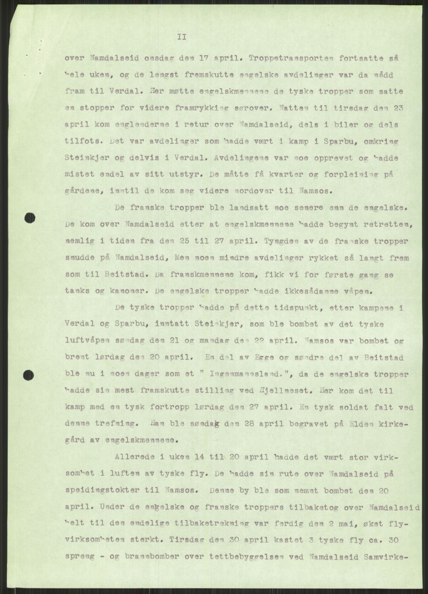 Forsvaret, Forsvarets krigshistoriske avdeling, AV/RA-RAFA-2017/Y/Ya/L0016: II-C-11-31 - Fylkesmenn.  Rapporter om krigsbegivenhetene 1940., 1940, p. 510