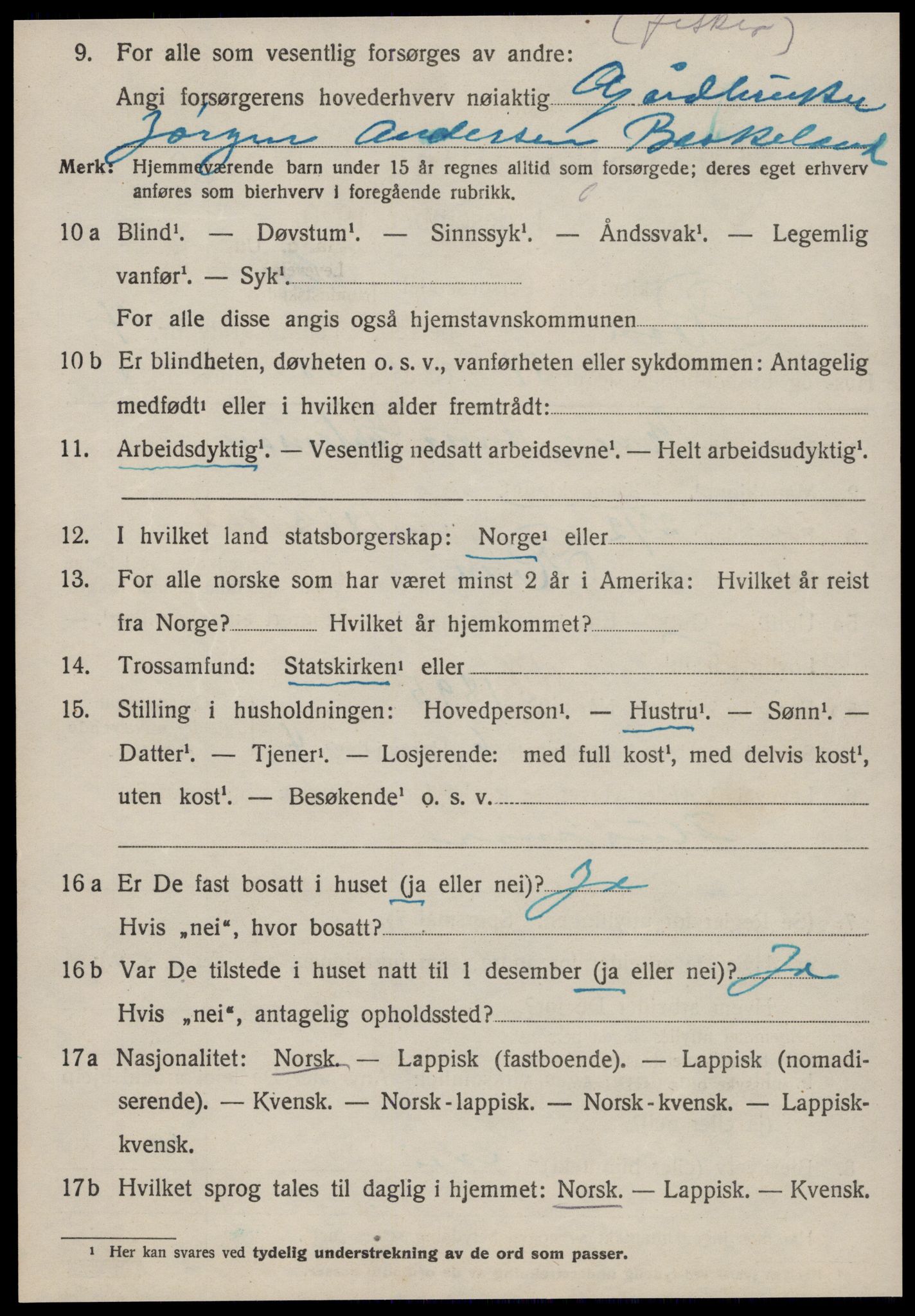 SAT, 1920 census for Roan, 1920, p. 3458