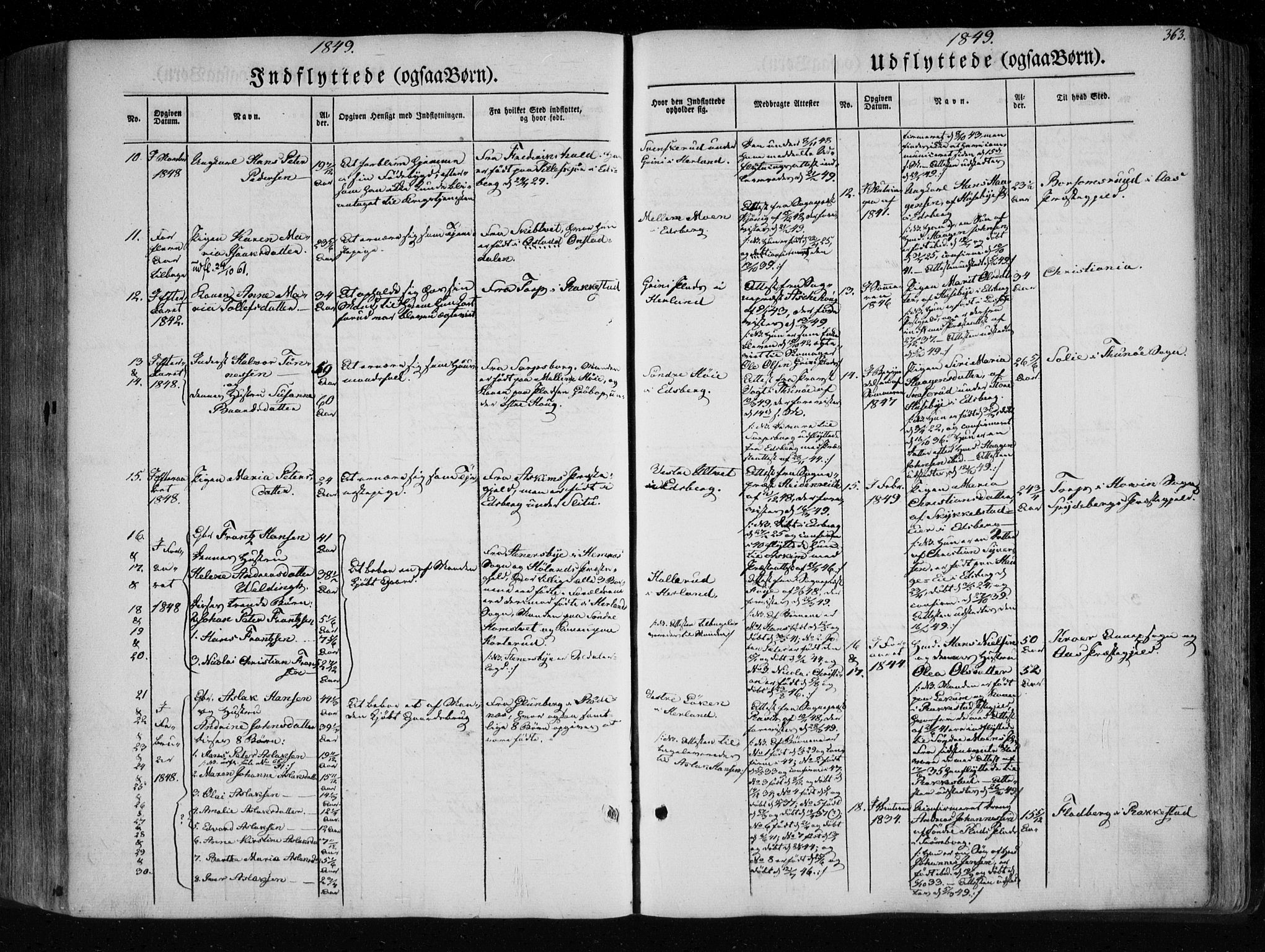 Eidsberg prestekontor Kirkebøker, SAO/A-10905/F/Fa/L0009: Parish register (official) no. I 9, 1849-1856, p. 363