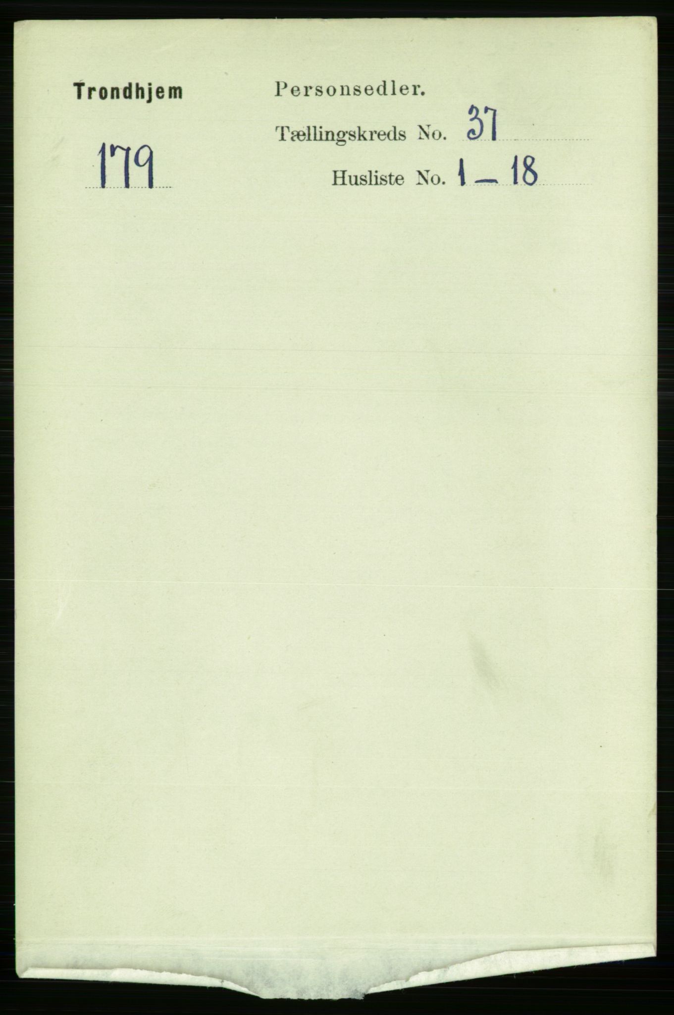 RA, 1891 census for 1601 Trondheim, 1891, p. 28103