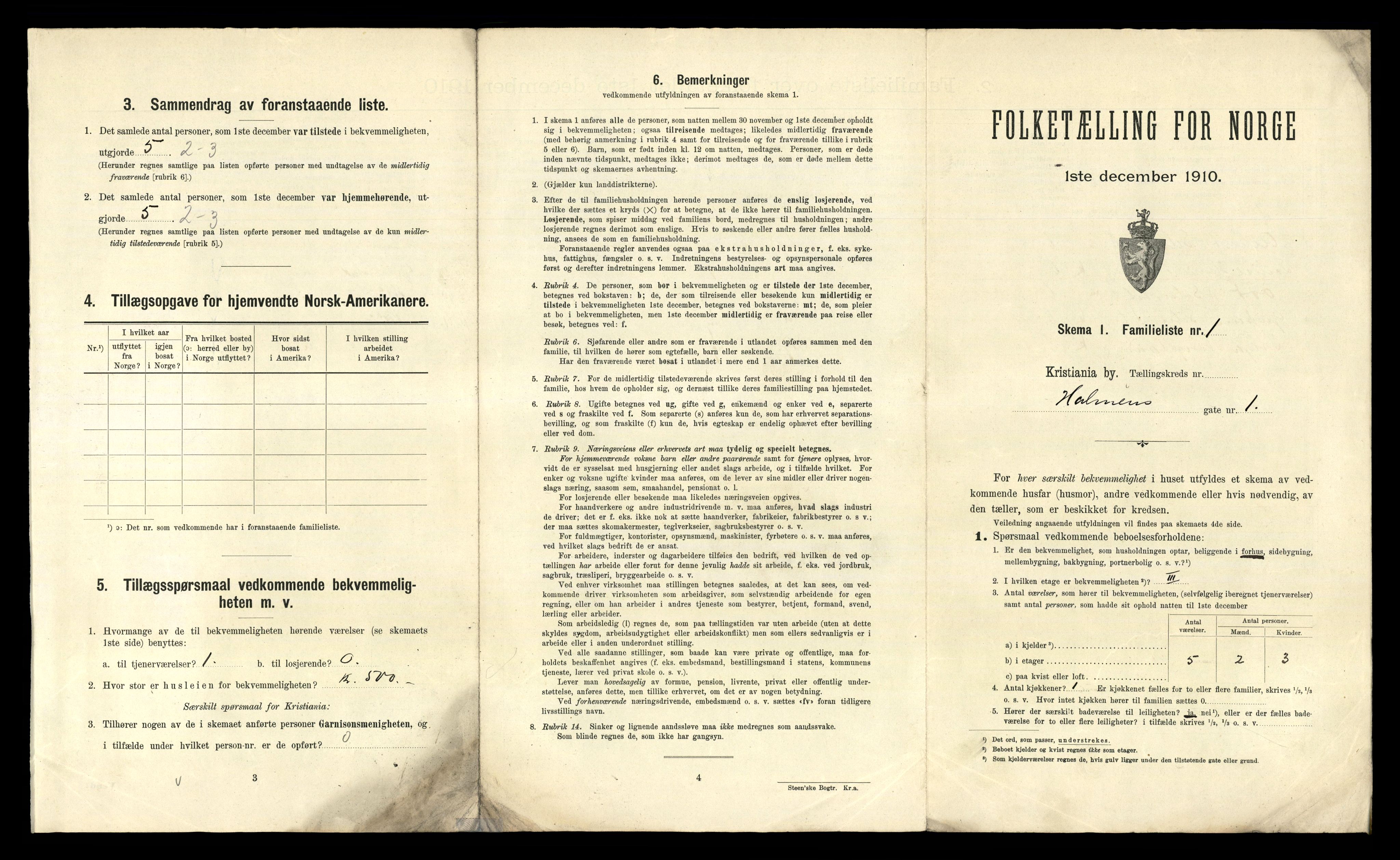 RA, 1910 census for Kristiania, 1910, p. 39983