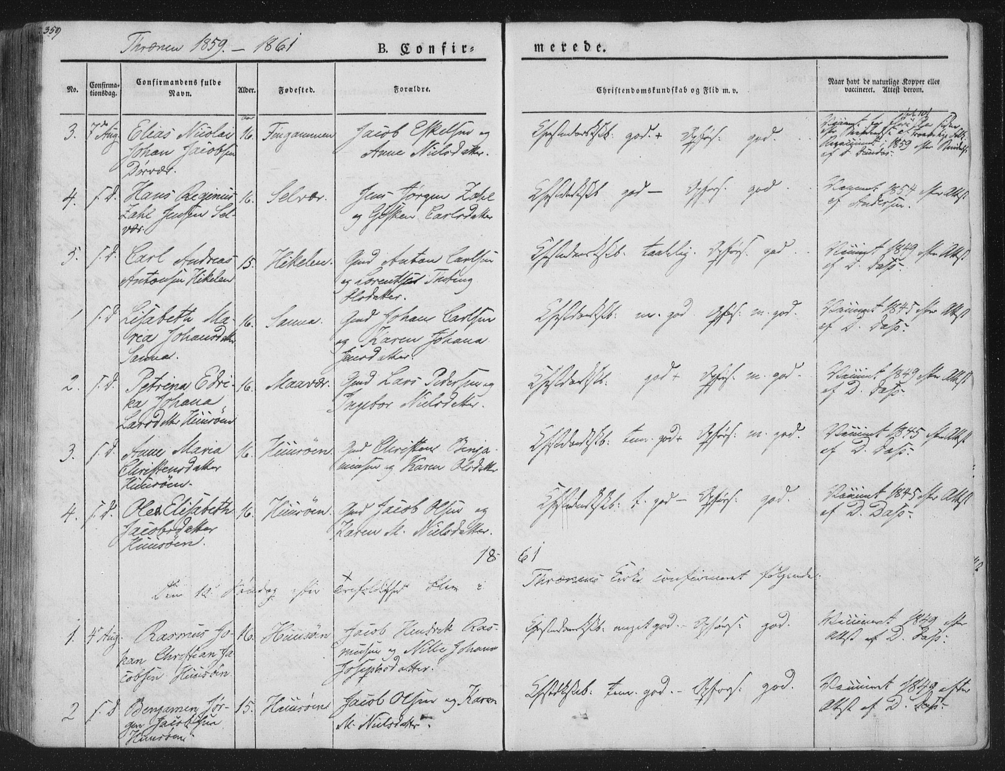 Ministerialprotokoller, klokkerbøker og fødselsregistre - Nordland, AV/SAT-A-1459/839/L0565: Parish register (official) no. 839A02, 1825-1862, p. 359