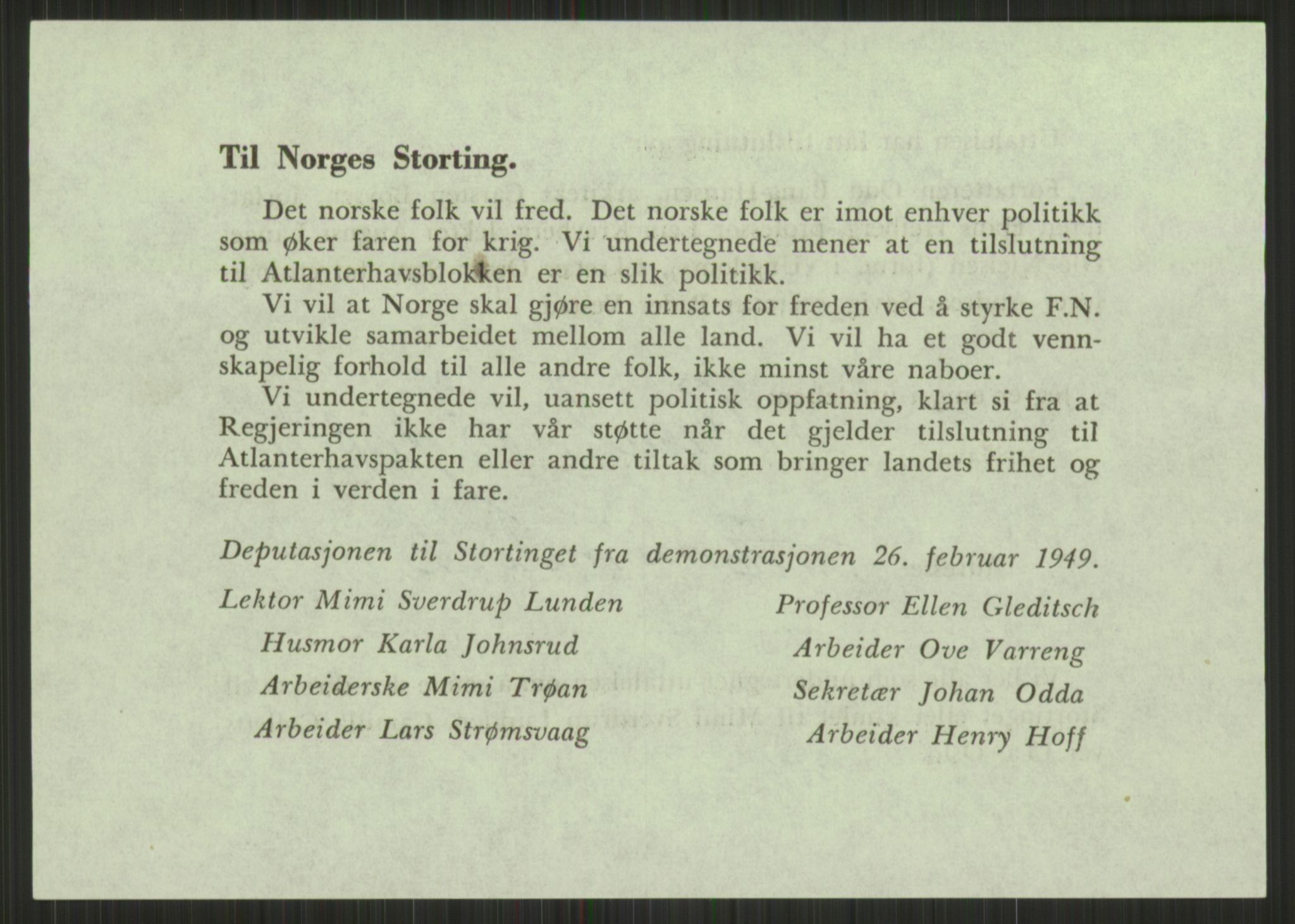 Utenriksdepartementet, AV/RA-S-2259, 1948-1950, p. 35