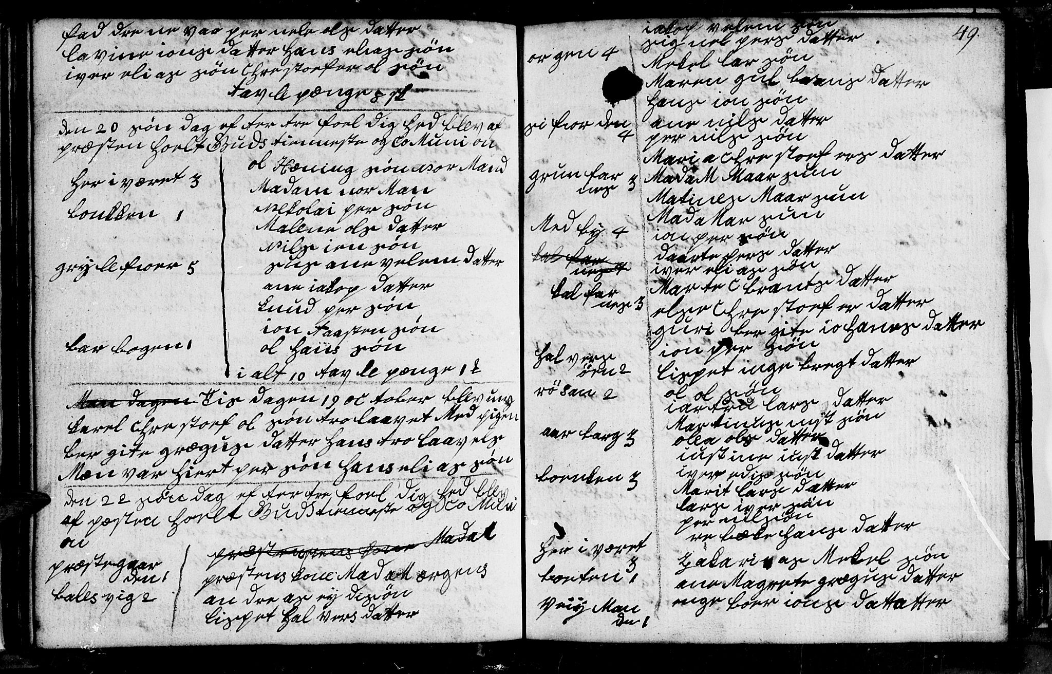 Berg sokneprestkontor, AV/SATØ-S-1318/G/Ga/Gab/L0010klokker: Parish register (copy) no. 10, 1783-1811, p. 49