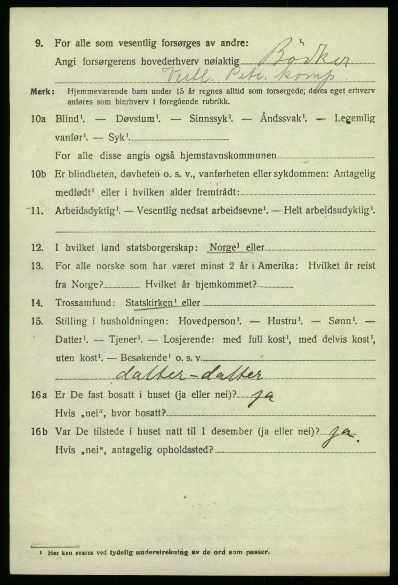 SAB, 1920 census for Laksevåg, 1920, p. 17895