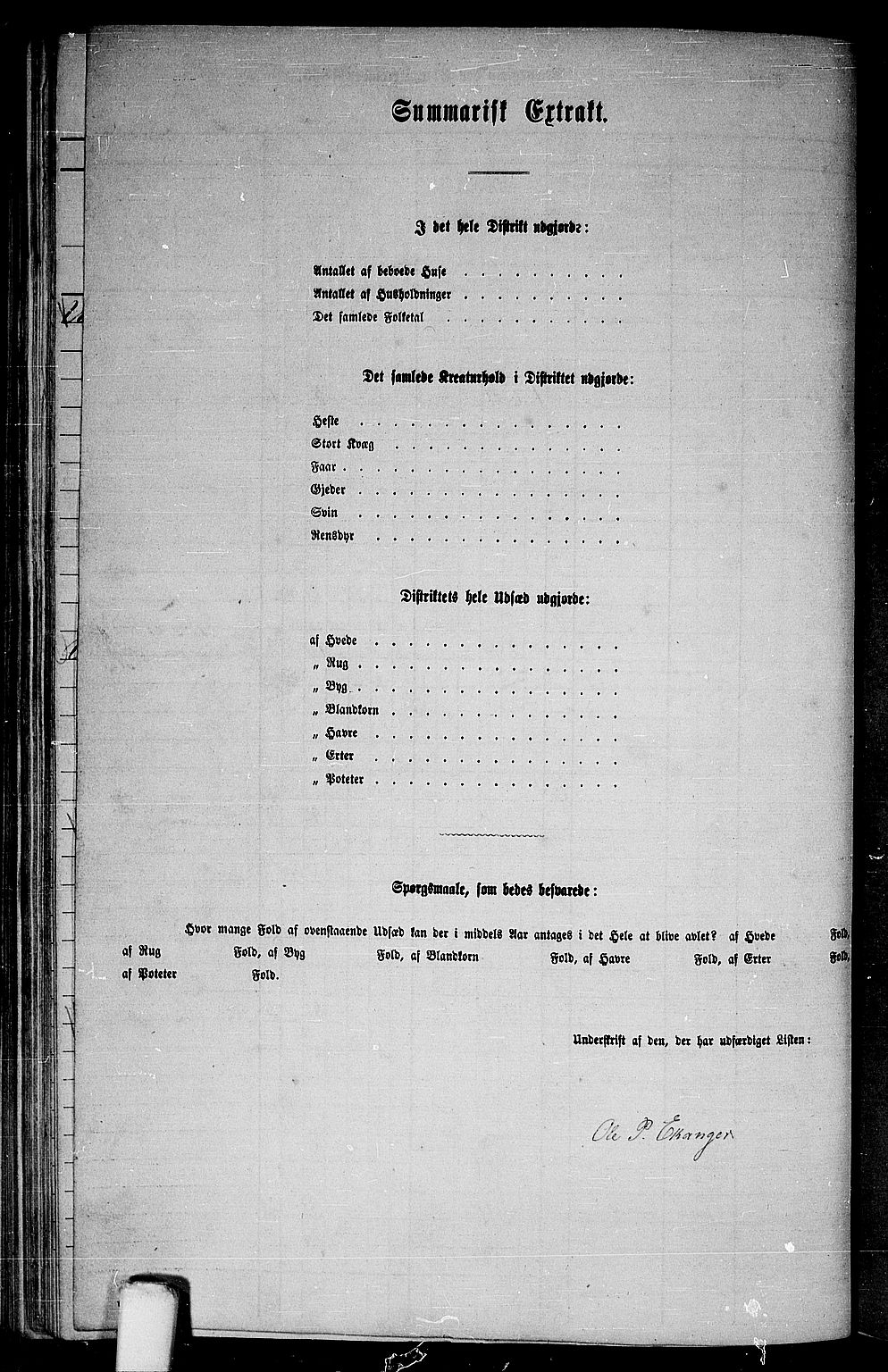 RA, 1865 census for Haus, 1865, p. 161