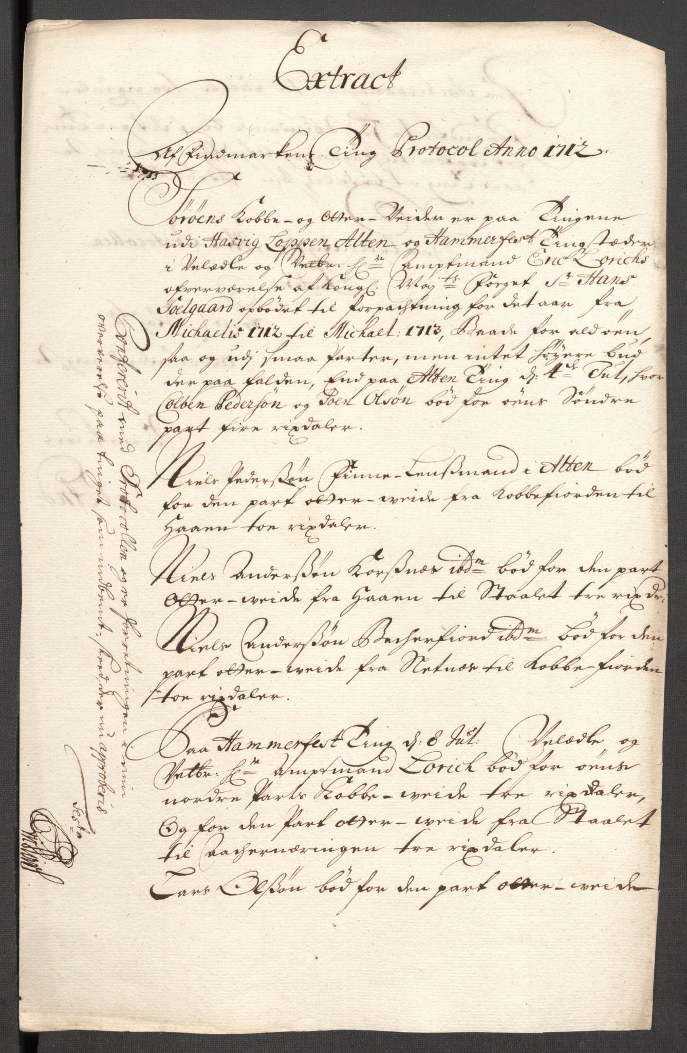 Rentekammeret inntil 1814, Reviderte regnskaper, Fogderegnskap, AV/RA-EA-4092/R69/L4855: Fogderegnskap Finnmark/Vardøhus, 1709-1712, p. 568