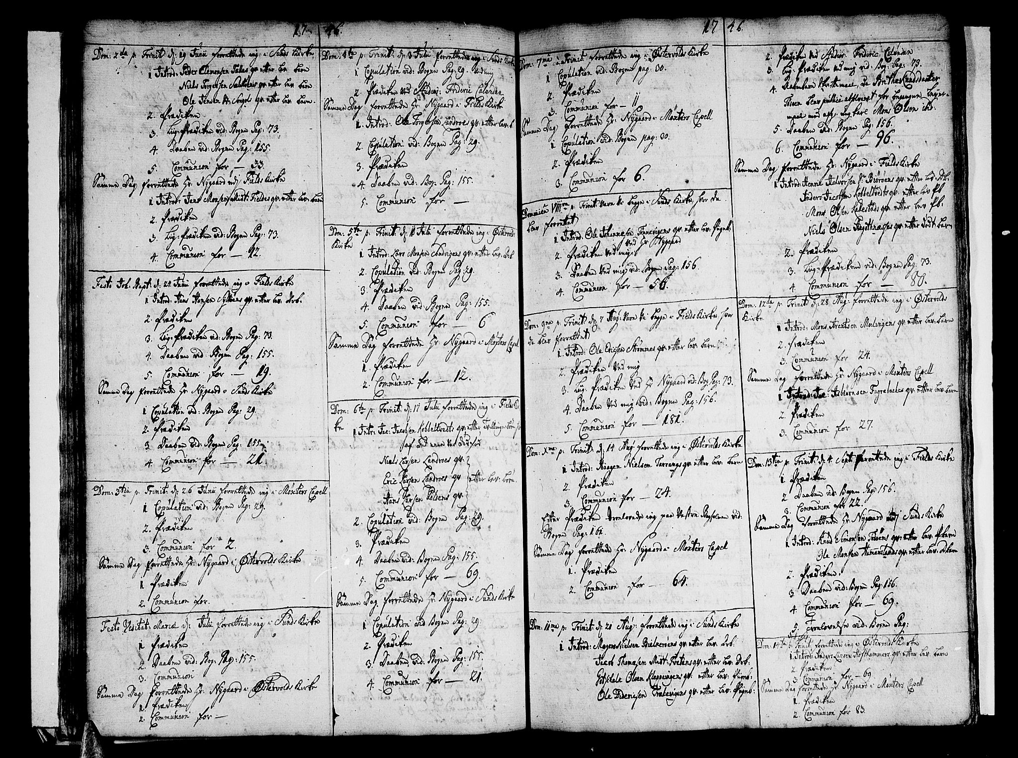 Sund sokneprestembete, AV/SAB-A-99930: Parish register (official) no. A 3, 1740-1769