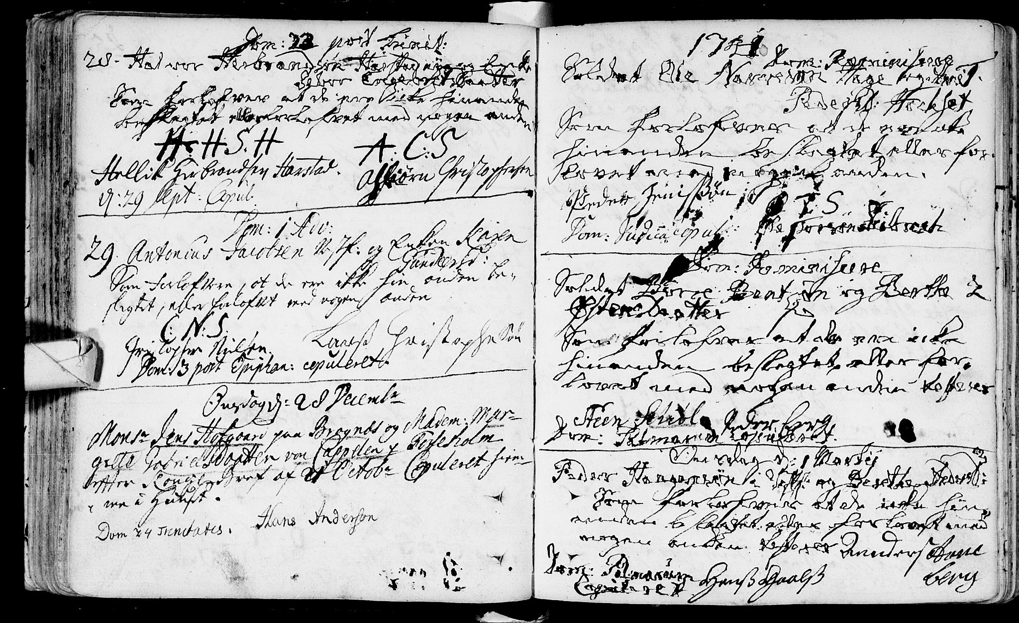 Eiker kirkebøker, SAKO/A-4/F/Fa/L0005: Parish register (official) no. I 5 /1, 1705-1759