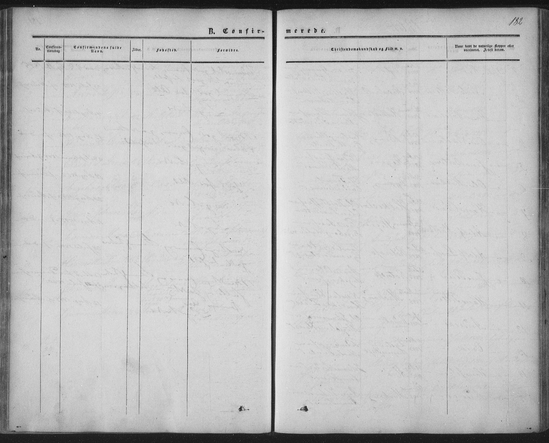 Ministerialprotokoller, klokkerbøker og fødselsregistre - Nordland, AV/SAT-A-1459/855/L0800: Parish register (official) no. 855A08, 1852-1864, p. 182