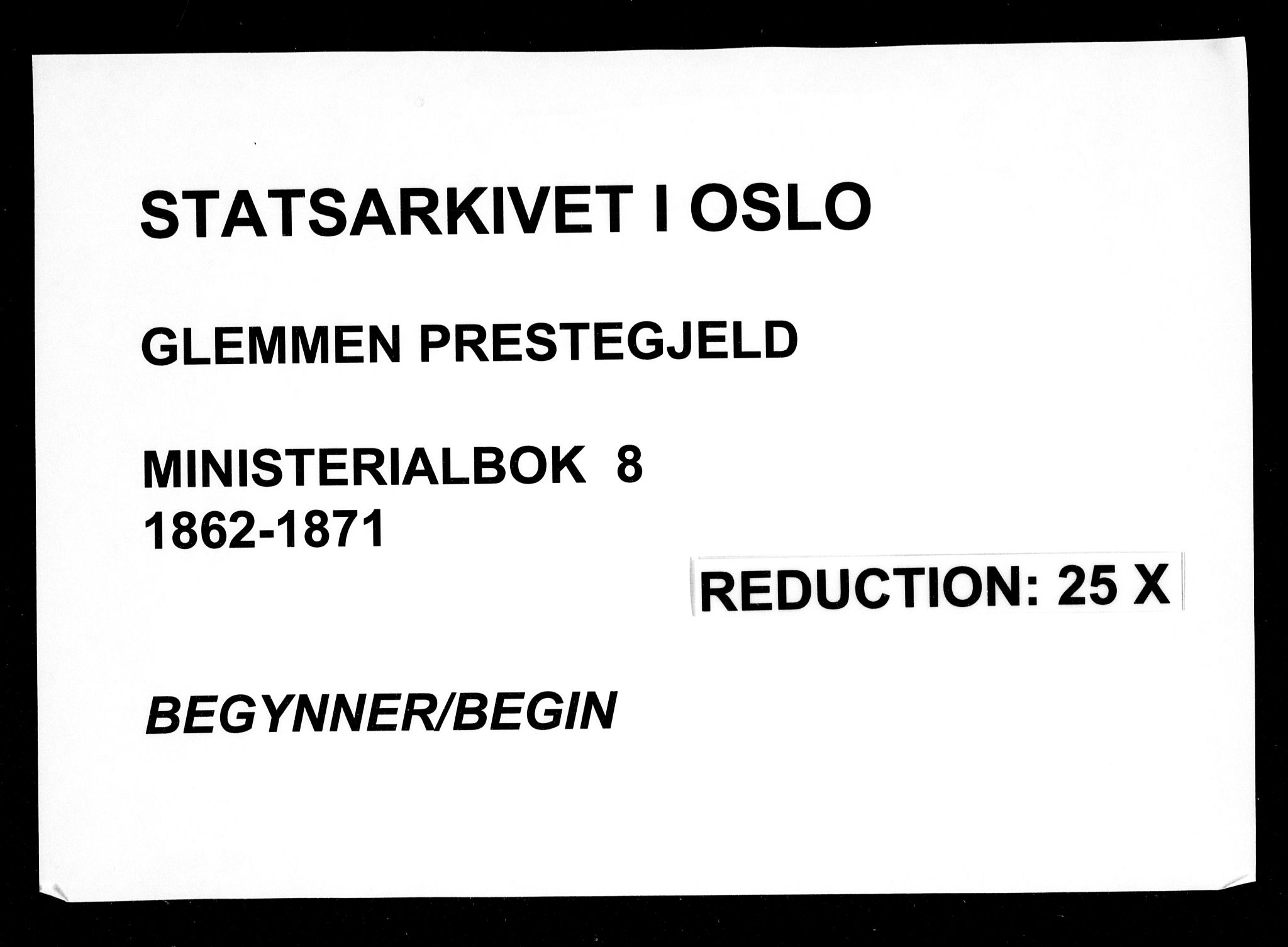 Glemmen prestekontor Kirkebøker, SAO/A-10908/F/Fa/L0008: Parish register (official) no. 8, 1862-1871
