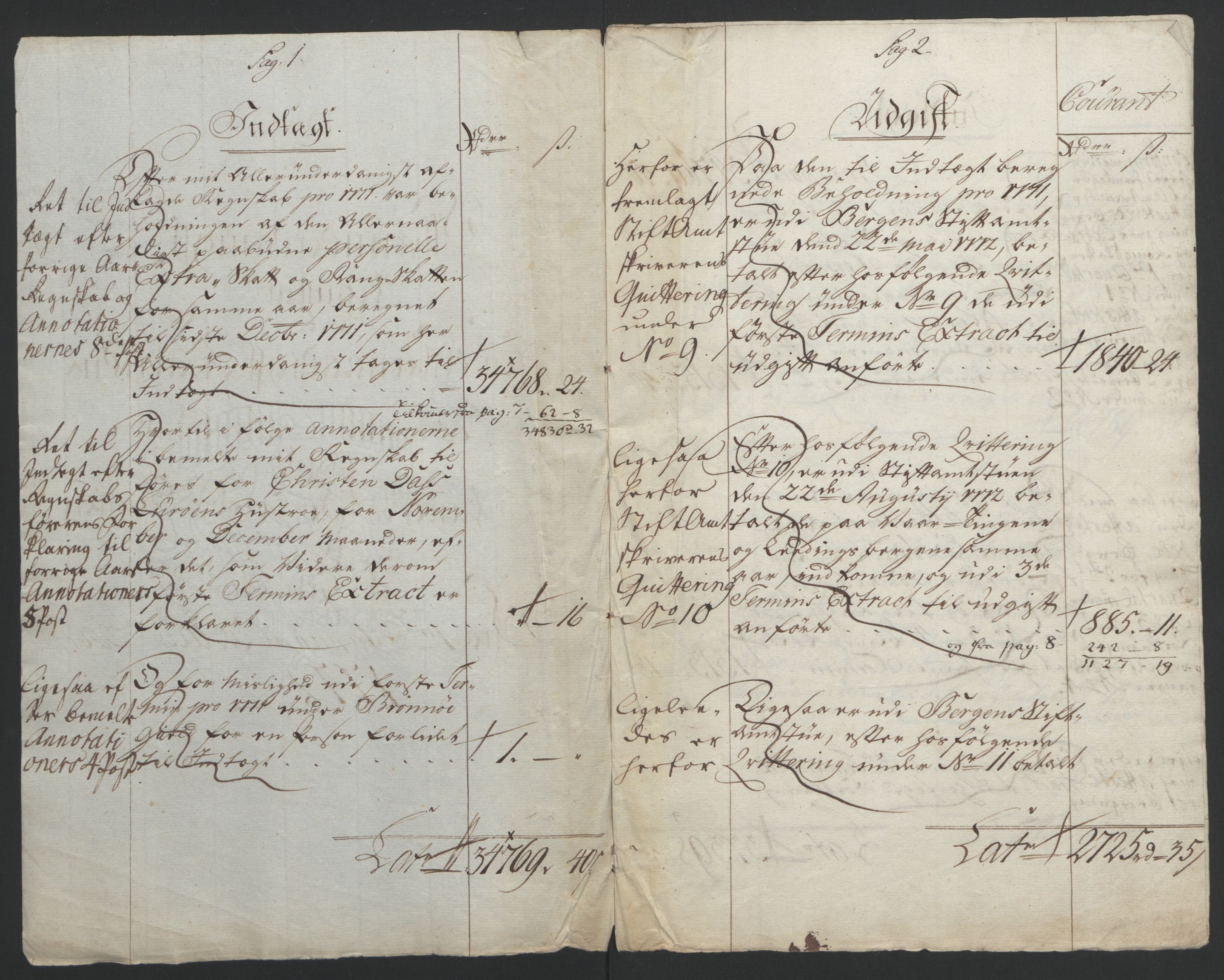 Rentekammeret inntil 1814, Reviderte regnskaper, Fogderegnskap, RA/EA-4092/R65/L4573: Ekstraskatten Helgeland, 1762-1772, p. 400