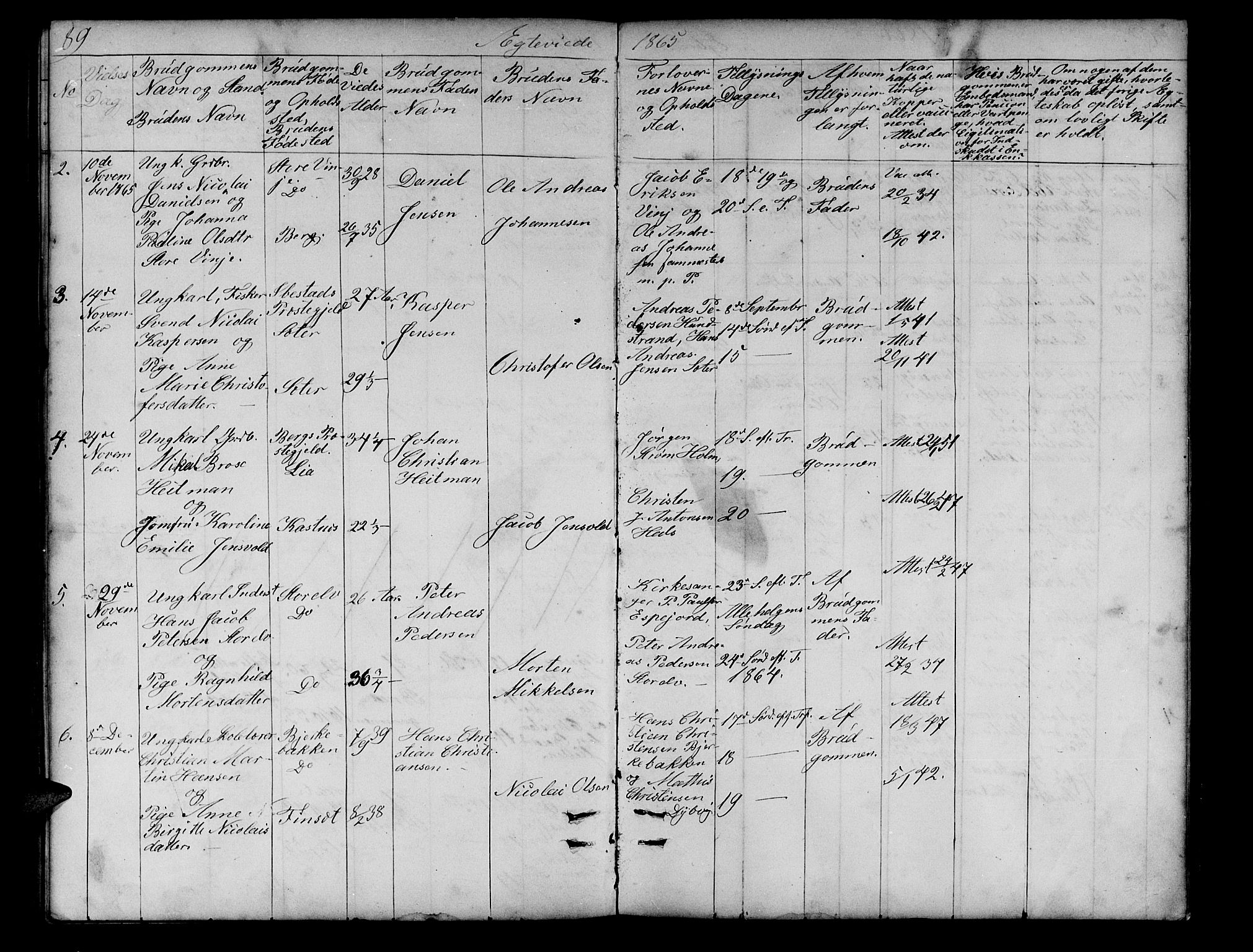 Tranøy sokneprestkontor, AV/SATØ-S-1313/I/Ia/Iab/L0012klokker: Parish register (copy) no. 12, 1859-1874, p. 89