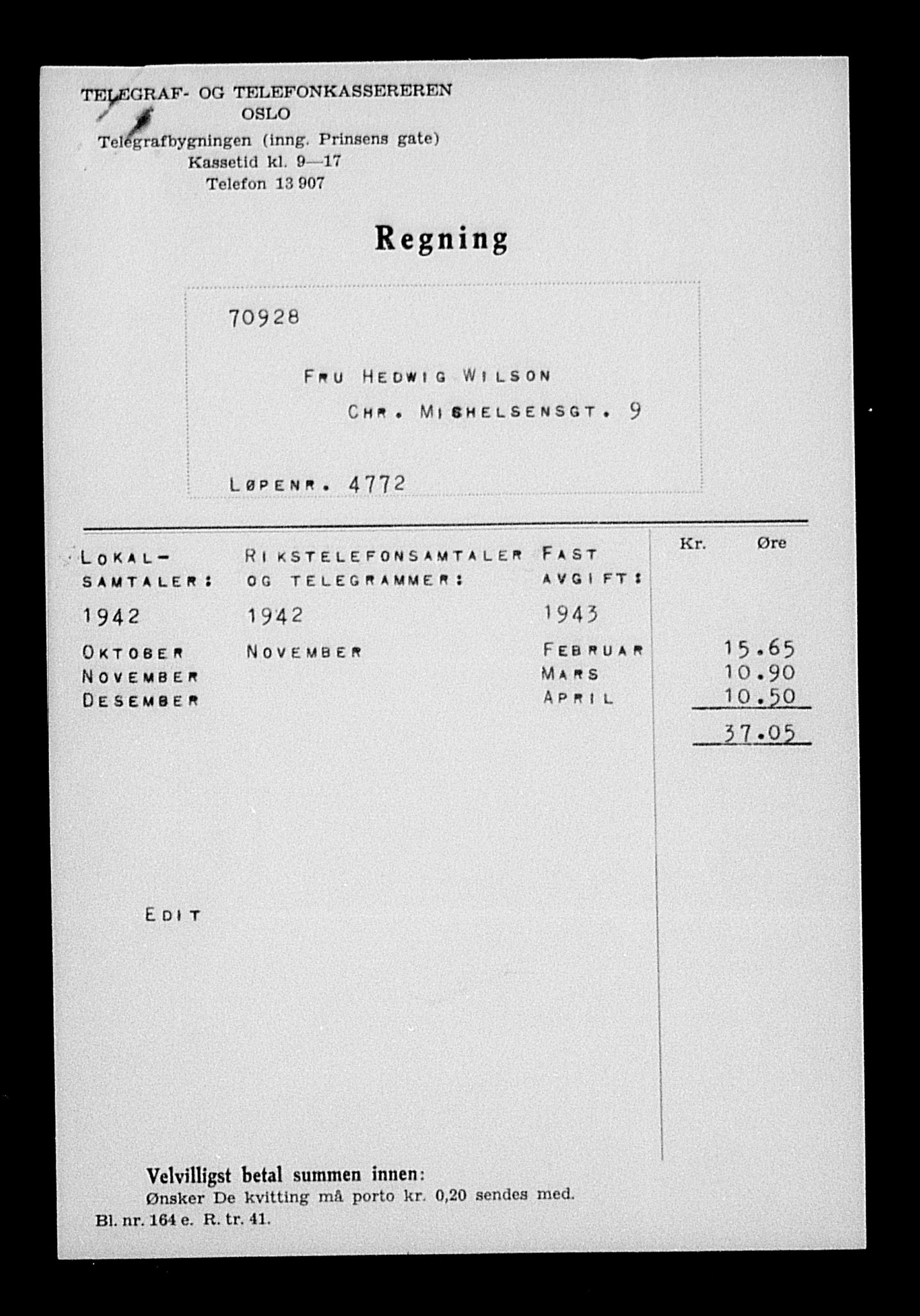 Justisdepartementet, Tilbakeføringskontoret for inndratte formuer, AV/RA-S-1564/H/Hc/Hcc/L0986: --, 1945-1947, p. 378