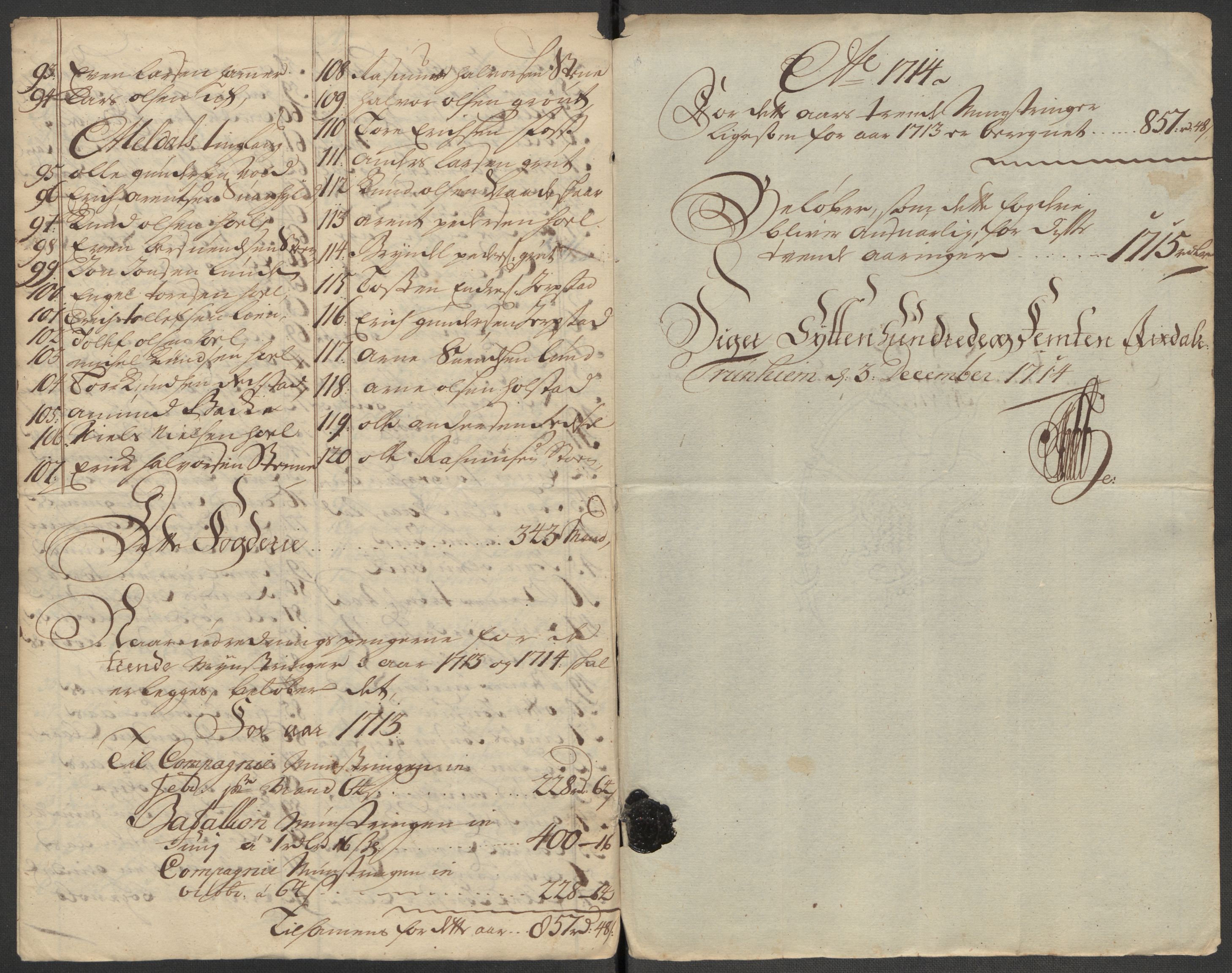 Rentekammeret inntil 1814, Reviderte regnskaper, Fogderegnskap, RA/EA-4092/R60/L3965: Fogderegnskap Orkdal og Gauldal, 1714, p. 139