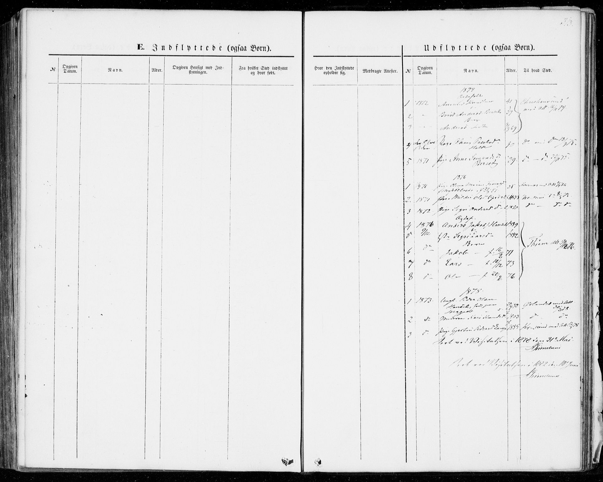 Ministerialprotokoller, klokkerbøker og fødselsregistre - Møre og Romsdal, AV/SAT-A-1454/554/L0643: Parish register (official) no. 554A01, 1846-1879, p. 313